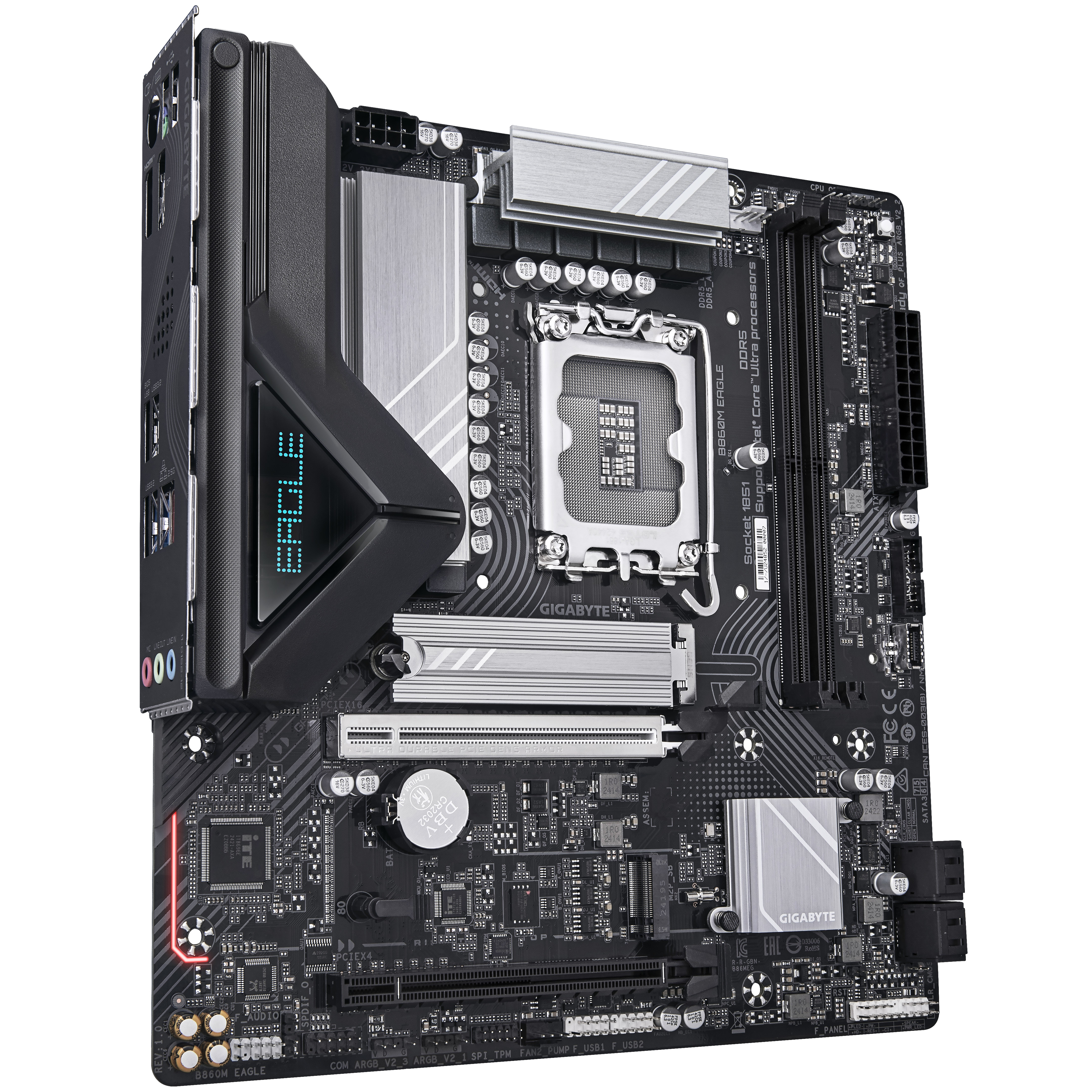 Gigabyte - Gigabyte B860M EAGLE (LGA 1851) DDR5 Micro-ATX Motherboard