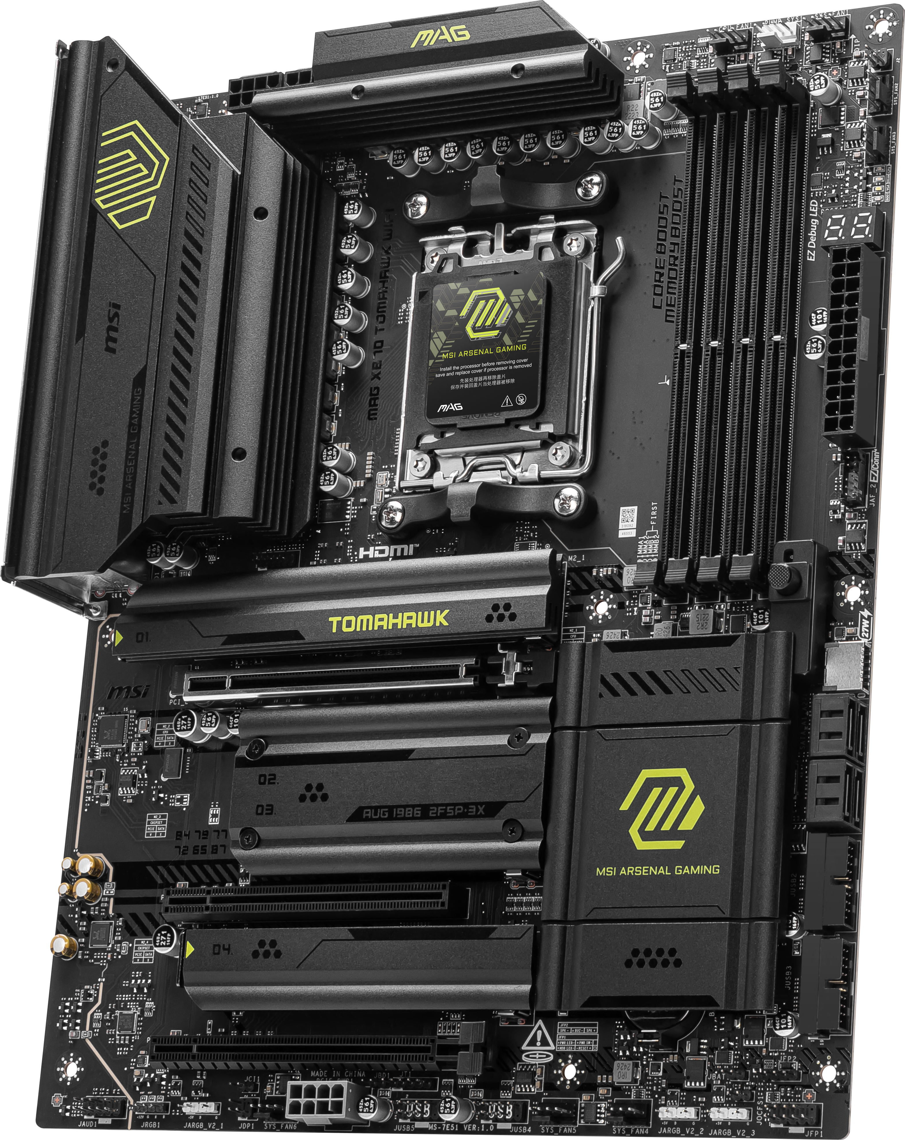 MSI - MSI MAG X870 Tomahawk WIFI (Socket AM5) DDR5 ATX Motherboard