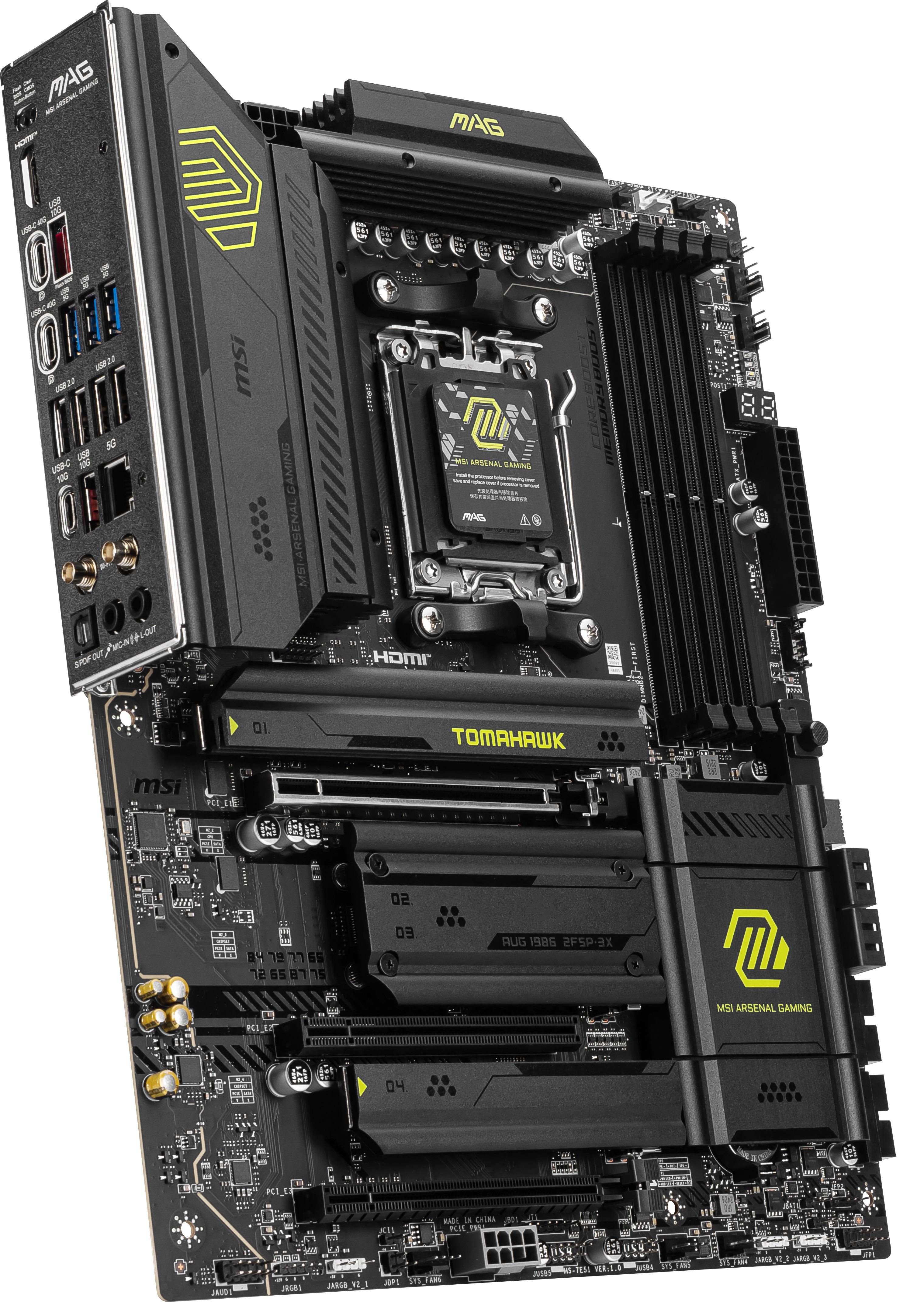 MSI - MSI MAG X870 Tomahawk WIFI (Socket AM5) DDR5 ATX Motherboard