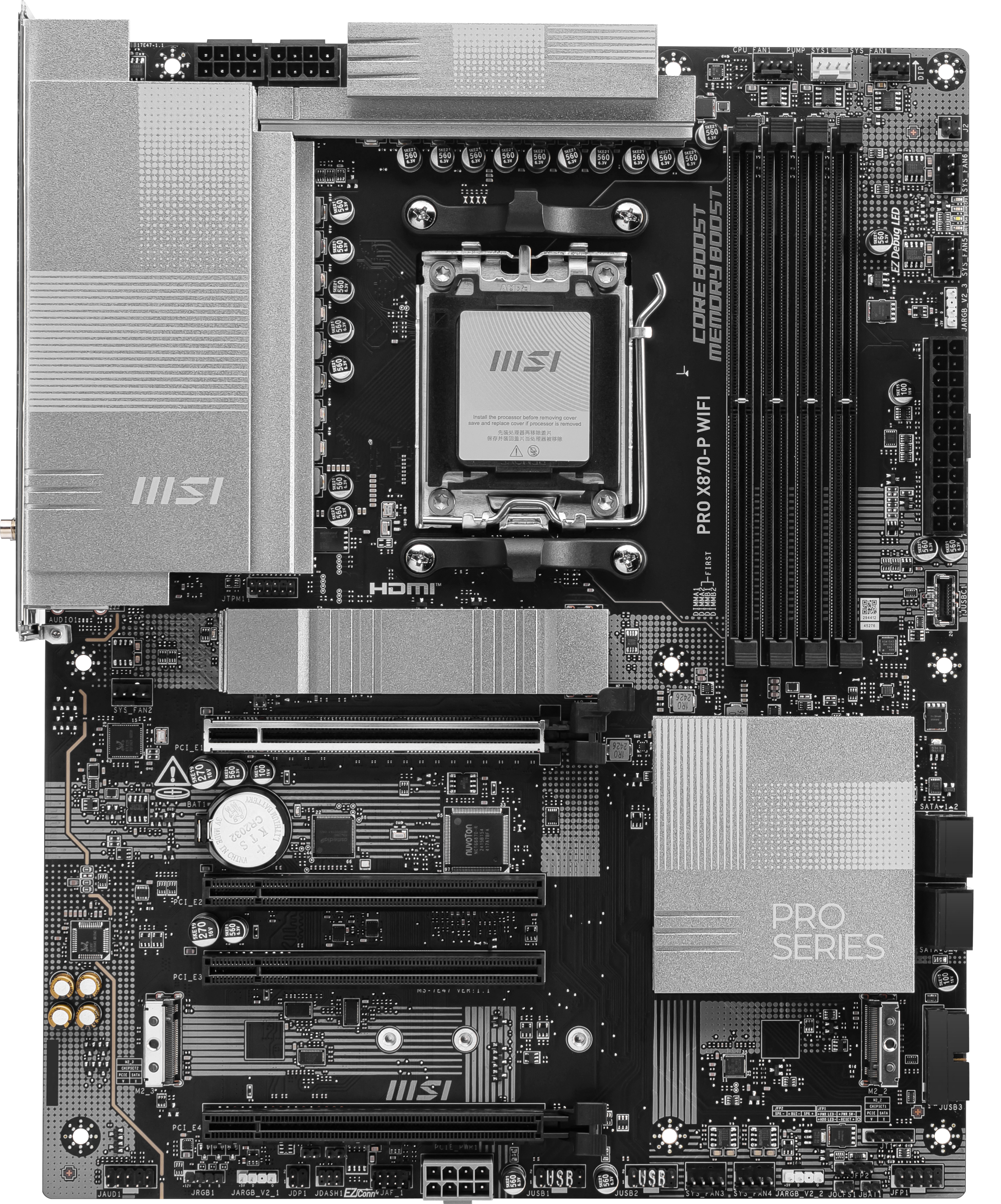 MSI - MSI PRO X870-P WIFI (Socket AM5) DDR5 ATX Motherboard