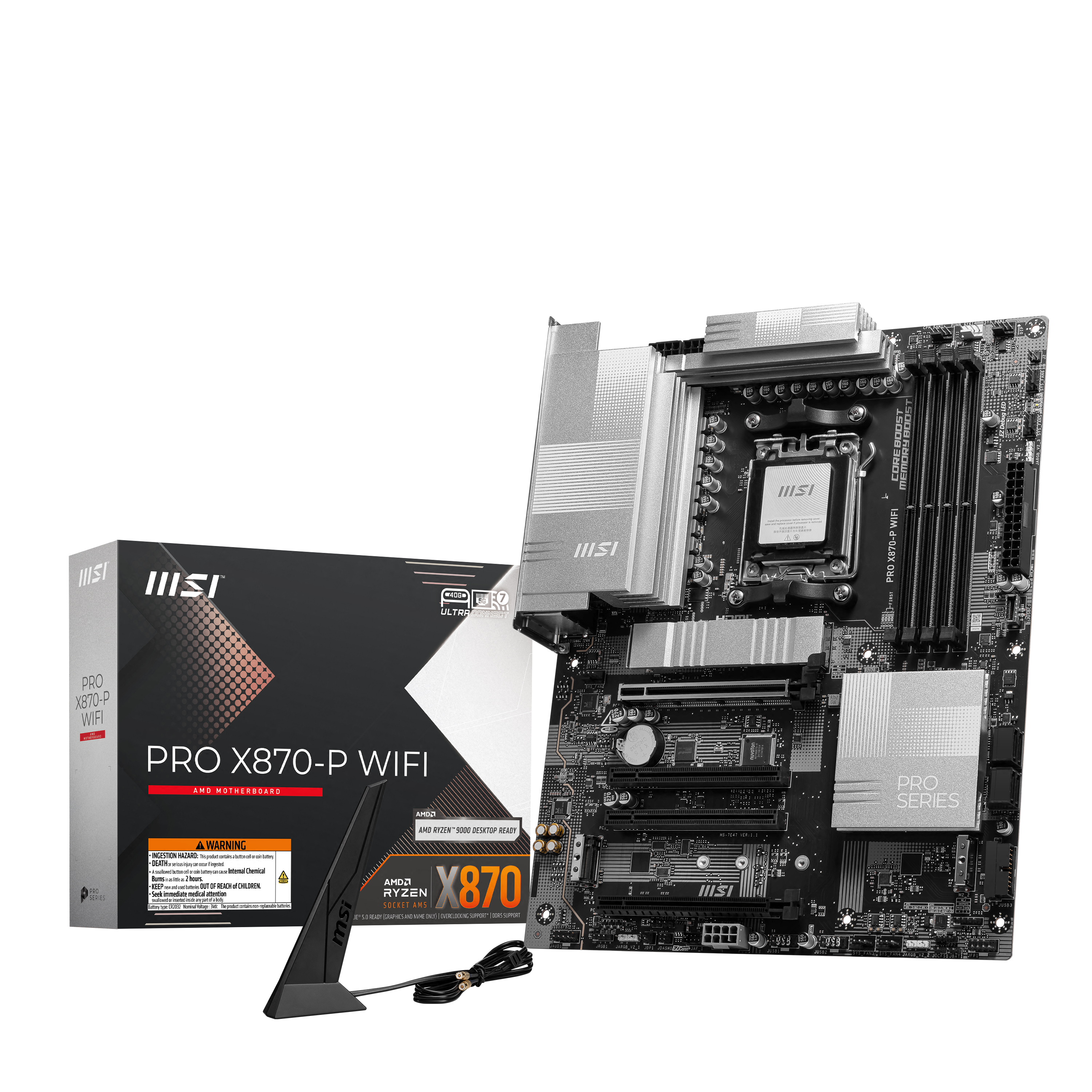 MSI PRO X870-P WIFI (Socket AM5) DDR5 ATX Motherboard