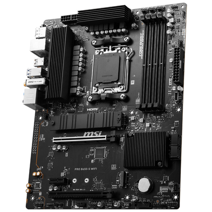 MSI - MSI PRO B650-S WIFI (Socket AM5) DDR5 ATX Motherboard