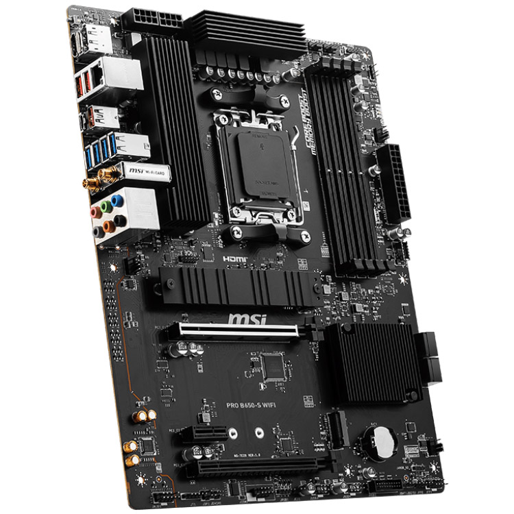 MSI - MSI PRO B650-S WIFI (Socket AM5) DDR5 ATX Motherboard