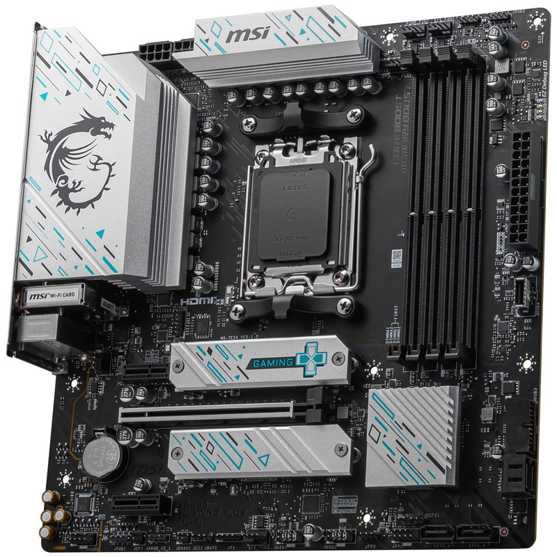 MSI - MSI B650M GAMING PLUS WIFI (Socket AM5) DDR5 Micro-ATX Motherboard