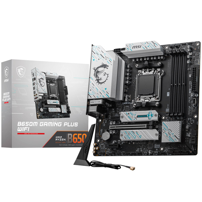 MSI B650M GAMING PLUS WIFI (Socket AM5) DDR5 ATX Motherboard