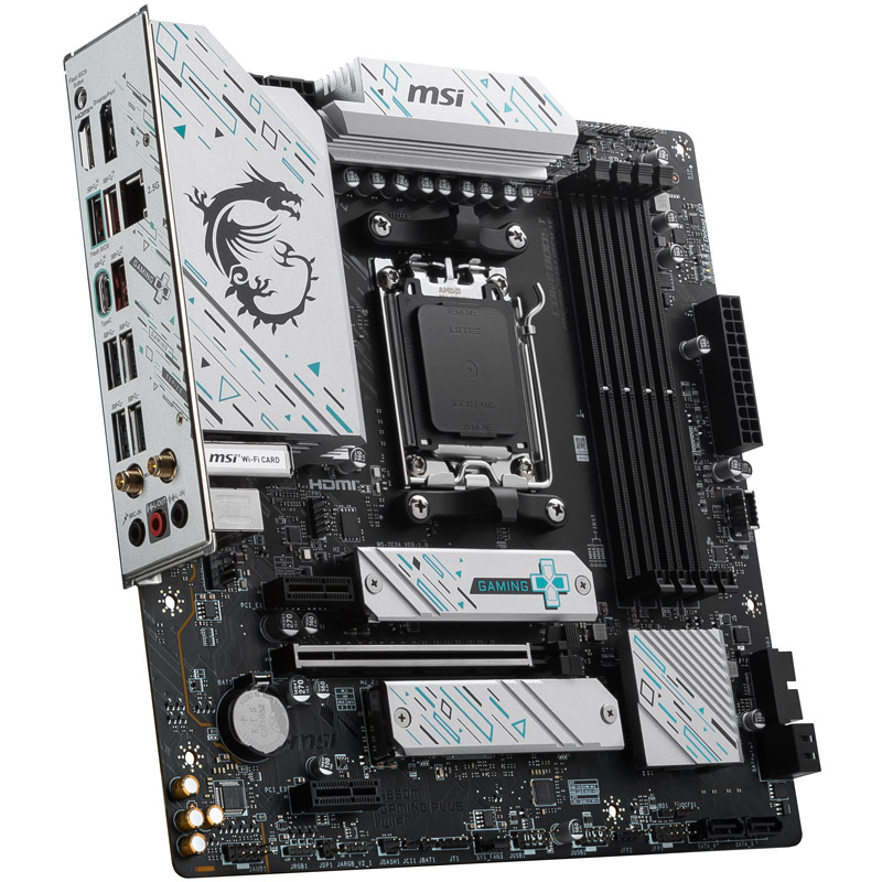 MSI - MSI B650M GAMING PLUS WIFI (Socket AM5) DDR5 Micro-ATX Motherboard