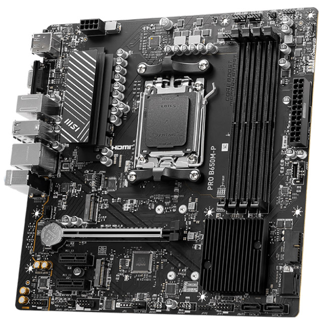 MSI - MSI PRO B650M-P (Socket AM5) DDR5 mATX Motherboard