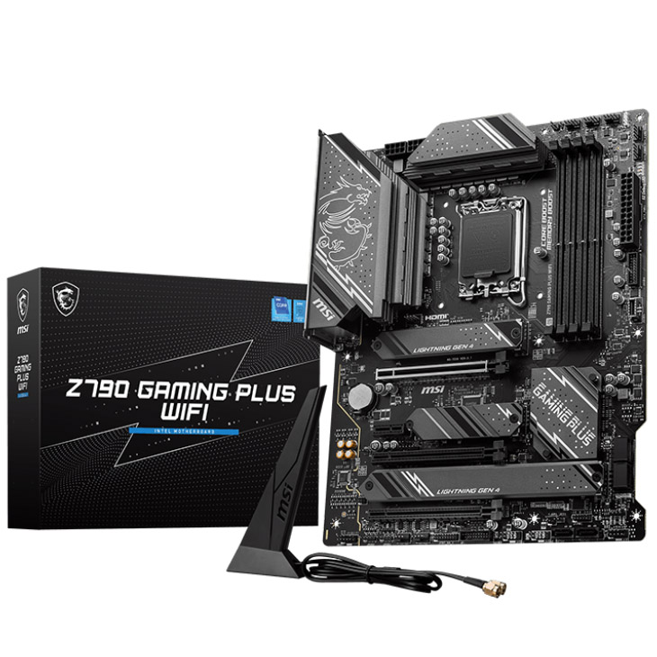 MSI Z790 GAMING PLUS WIFI (LGA 1700) DDR5 ATX Motherboard