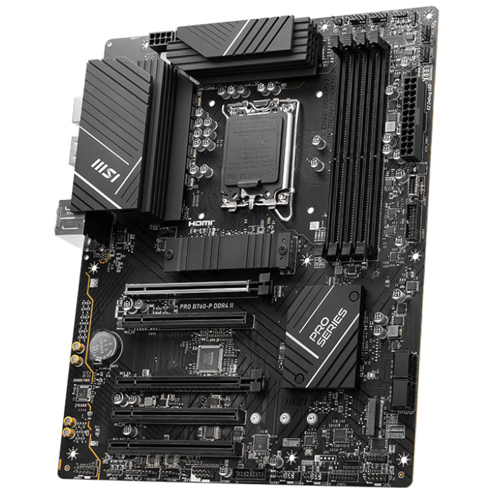 MSI - MSI PRO B760-P DDR4 II (LGA 1700) DDR4 ATX Motherboard