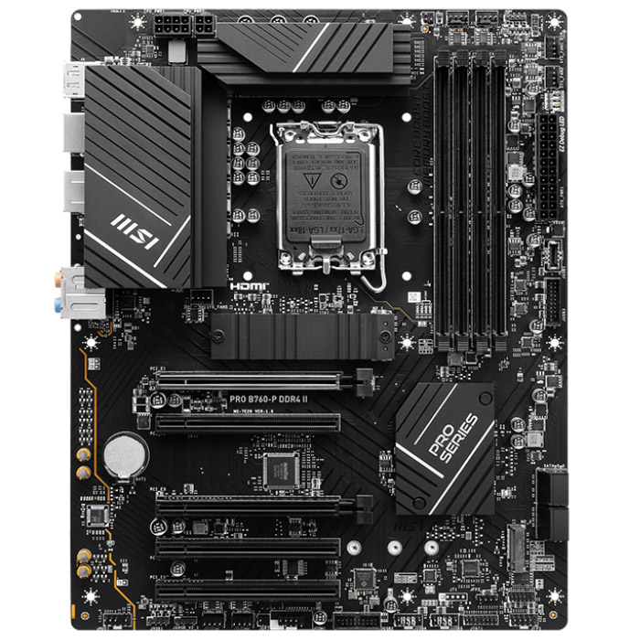 MSI - MSI PRO B760-P DDR4 II (LGA 1700) DDR4 ATX Motherboard