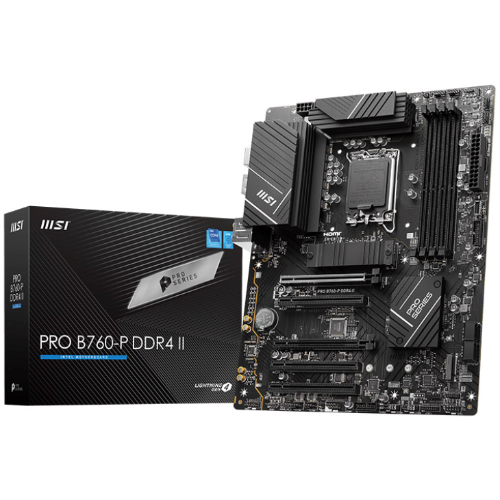 MSI PRO B760-P DDR4 II (LGA 1700) DDR4 ATX Motherboard