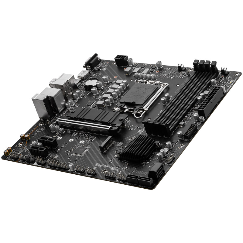 MSI - MSI PRO B760M-P DDR4 (LGA 1700) DDR4 mATX Motherboard