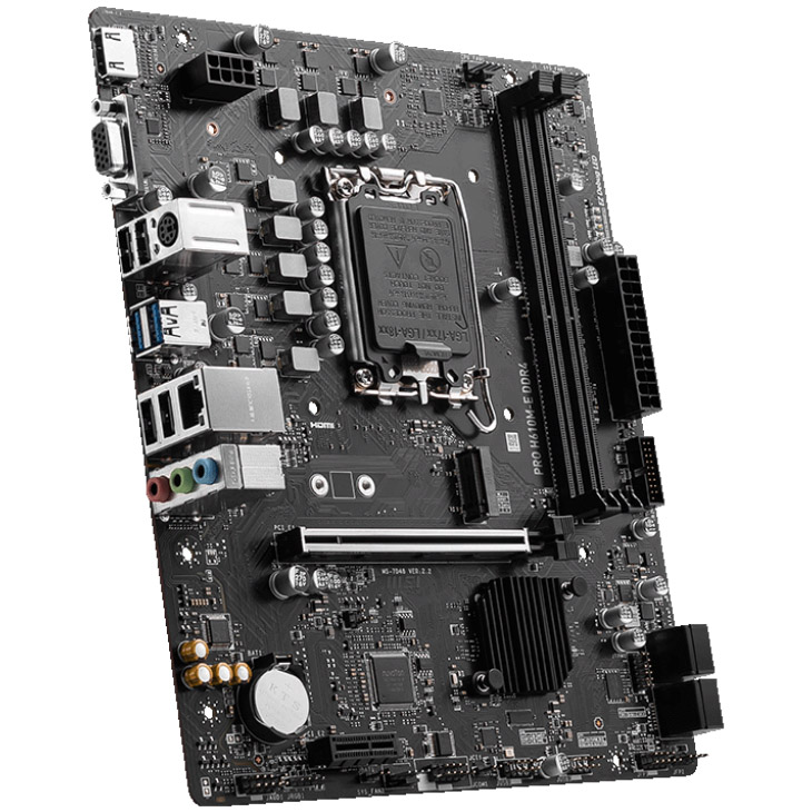 MSI - MSI PRO H610M-E DDR4 (LGA 1700) DDR4 mATX Motherboard