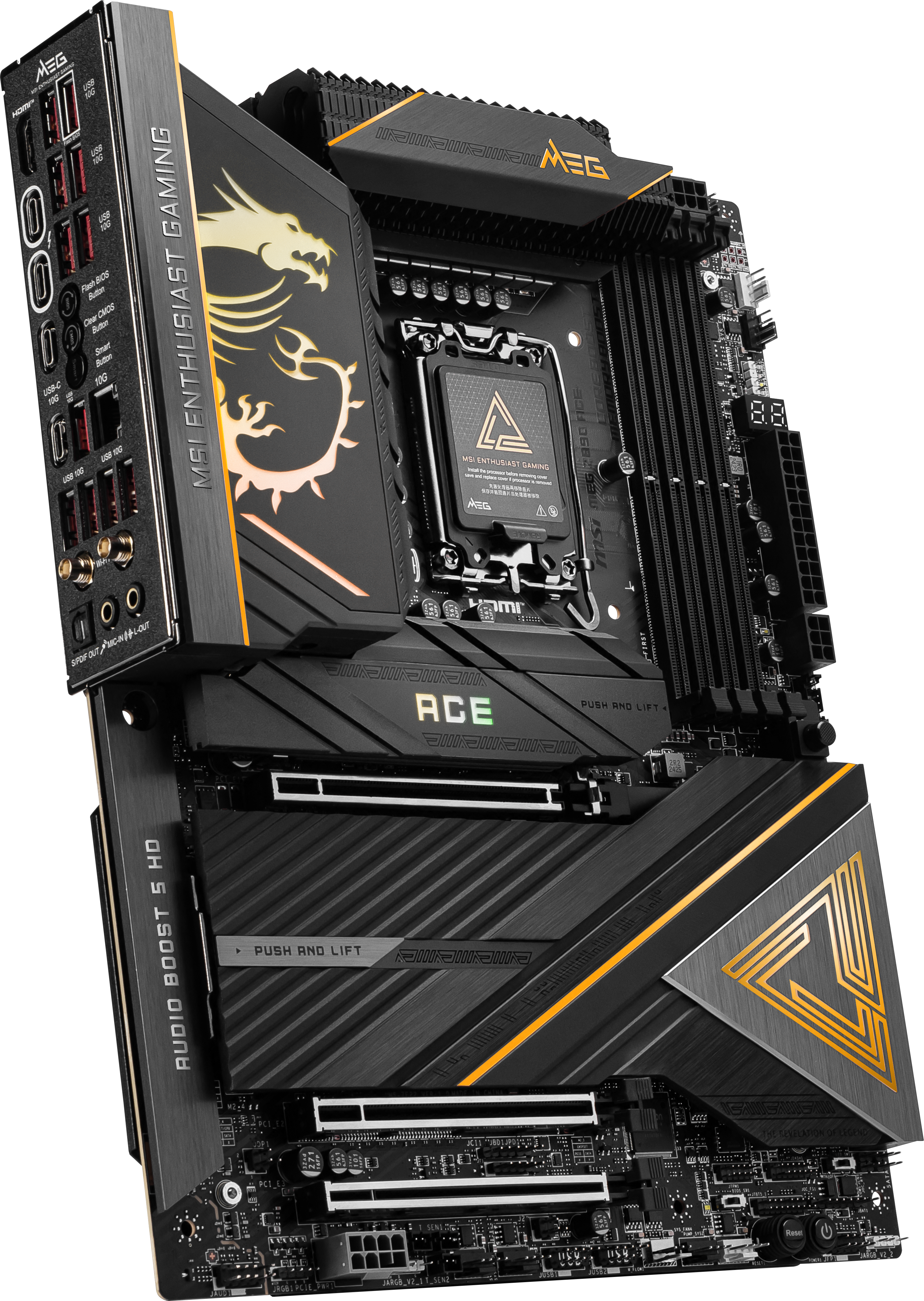 MSI - MSI MEG Z890 Ace (LGA 1851) DDR5 EATX Motherboard