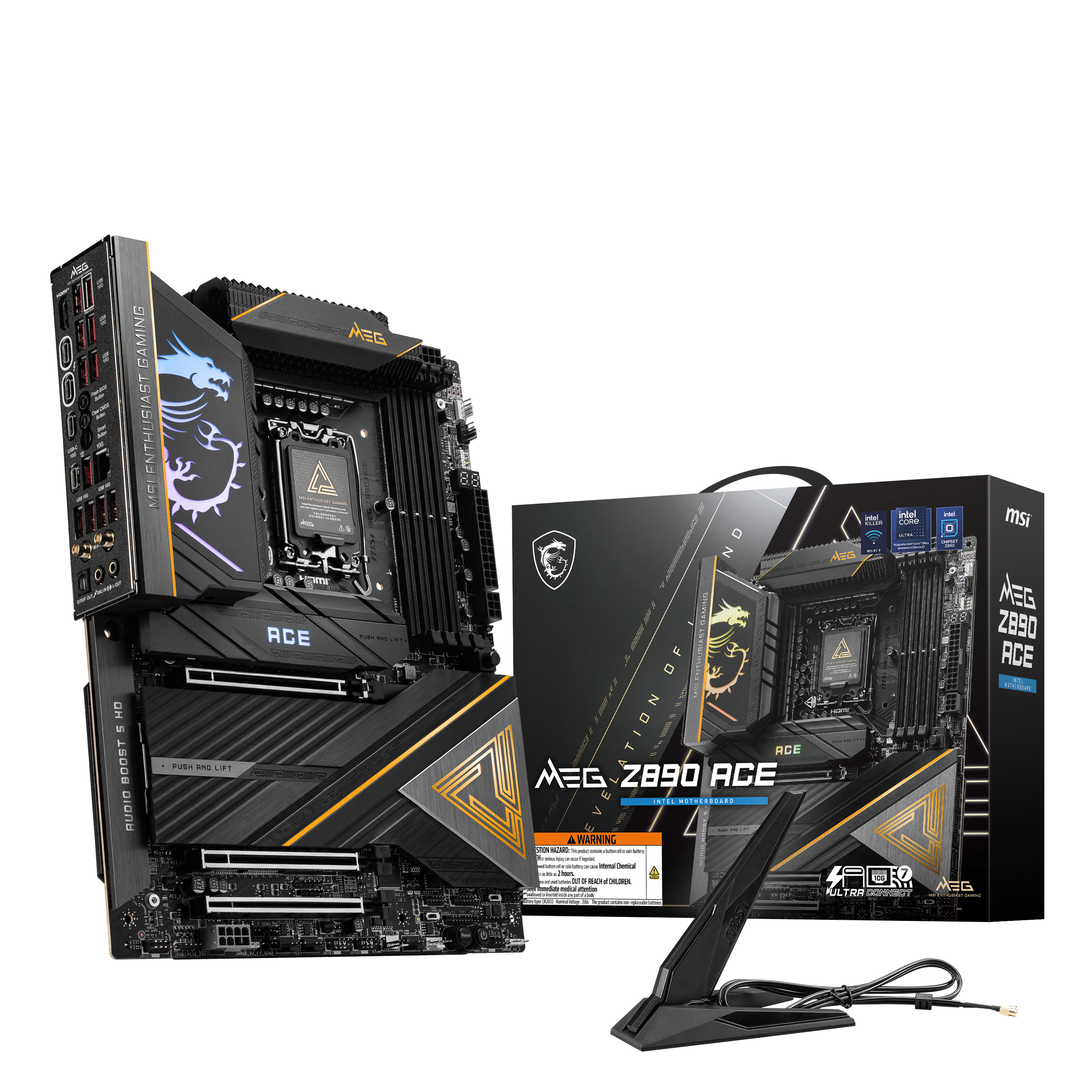 MSI MEG Z890 Ace (LGA 1851) DDR5 EATX Motherboard