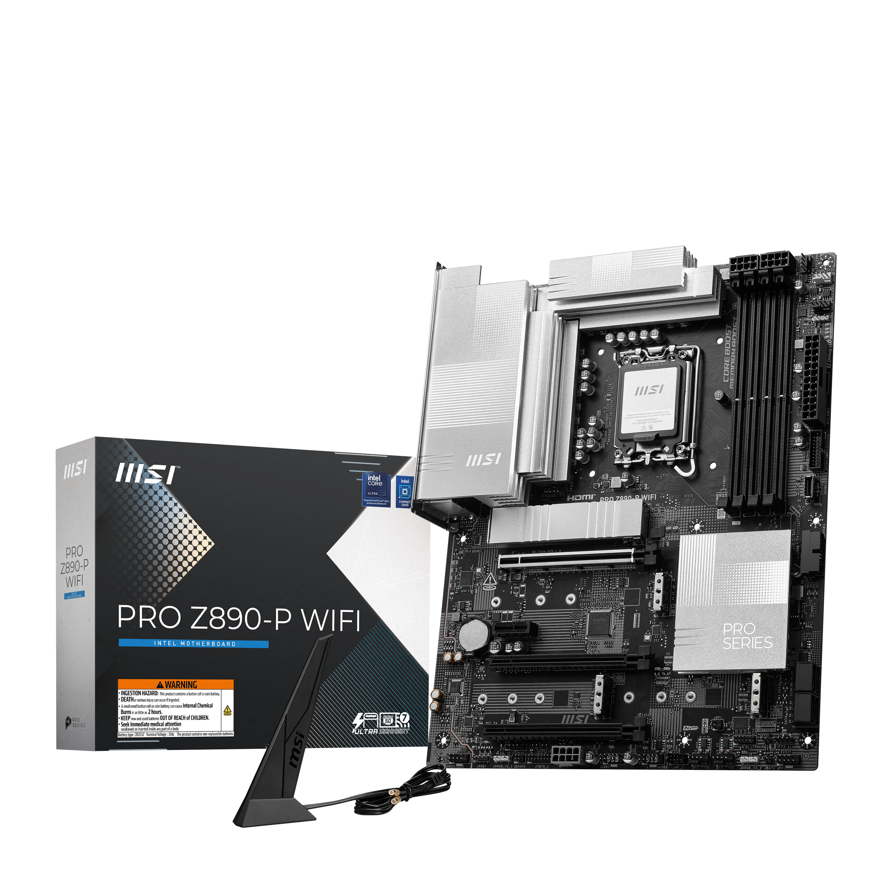 MSI - MSI PRO Z890-P WIFI (LGA 1851) DDR5 ATX Motherboard