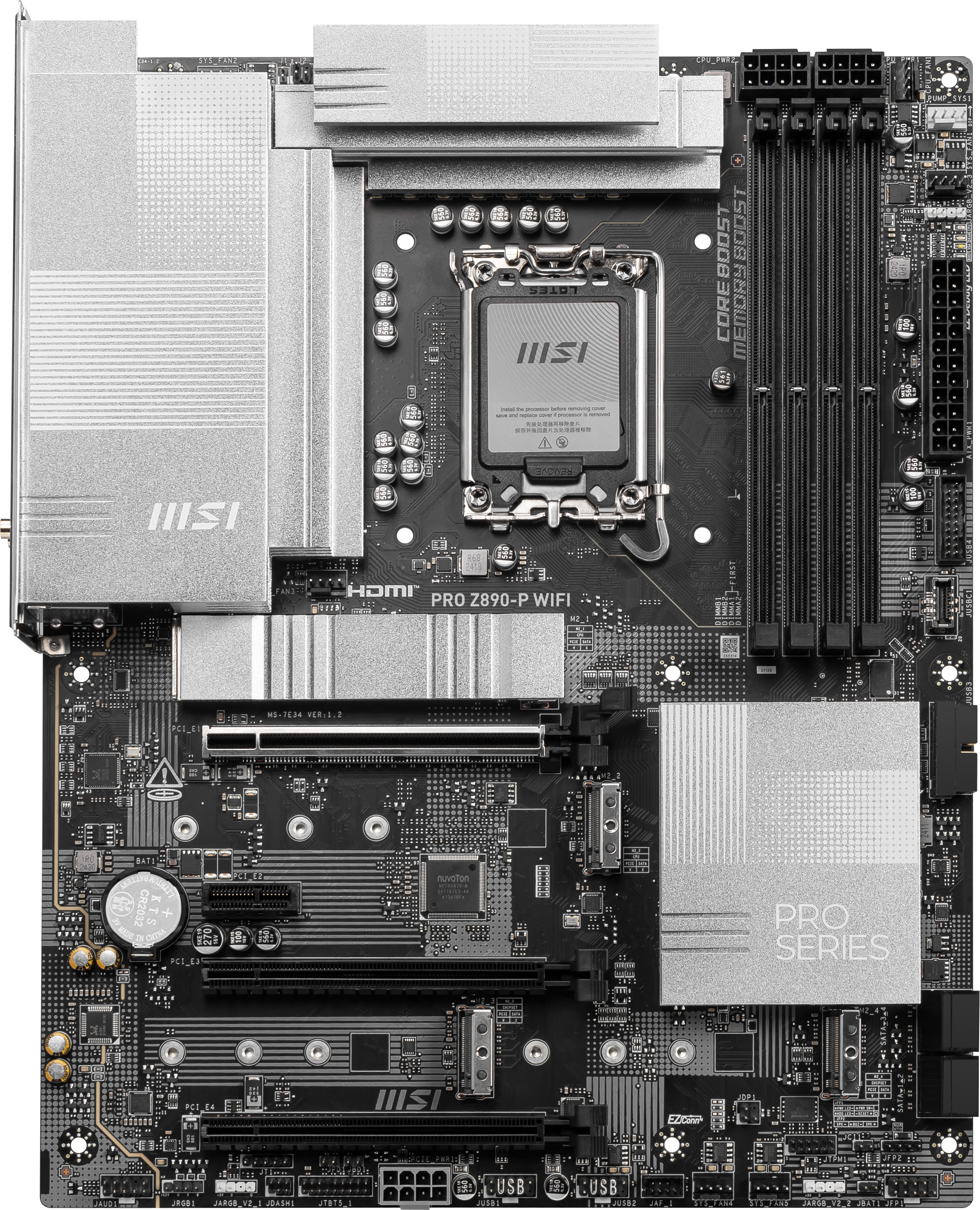 MSI - MSI PRO Z890-P WIFI (LGA 1851) DDR5 ATX Motherboard