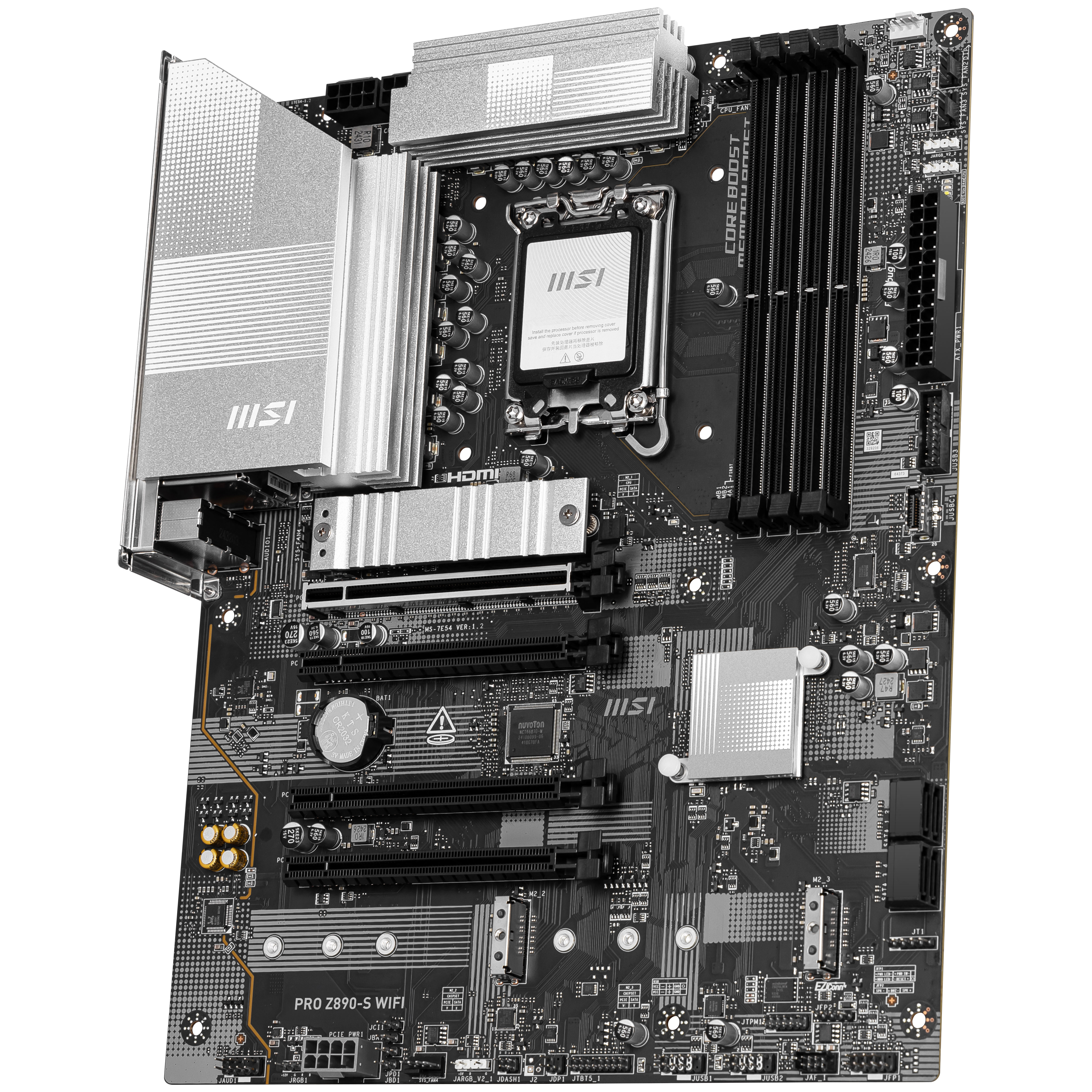 MSI - MSI PRO Z890-S WIFI (LGA 1851) DDR5 ATX Motherboard