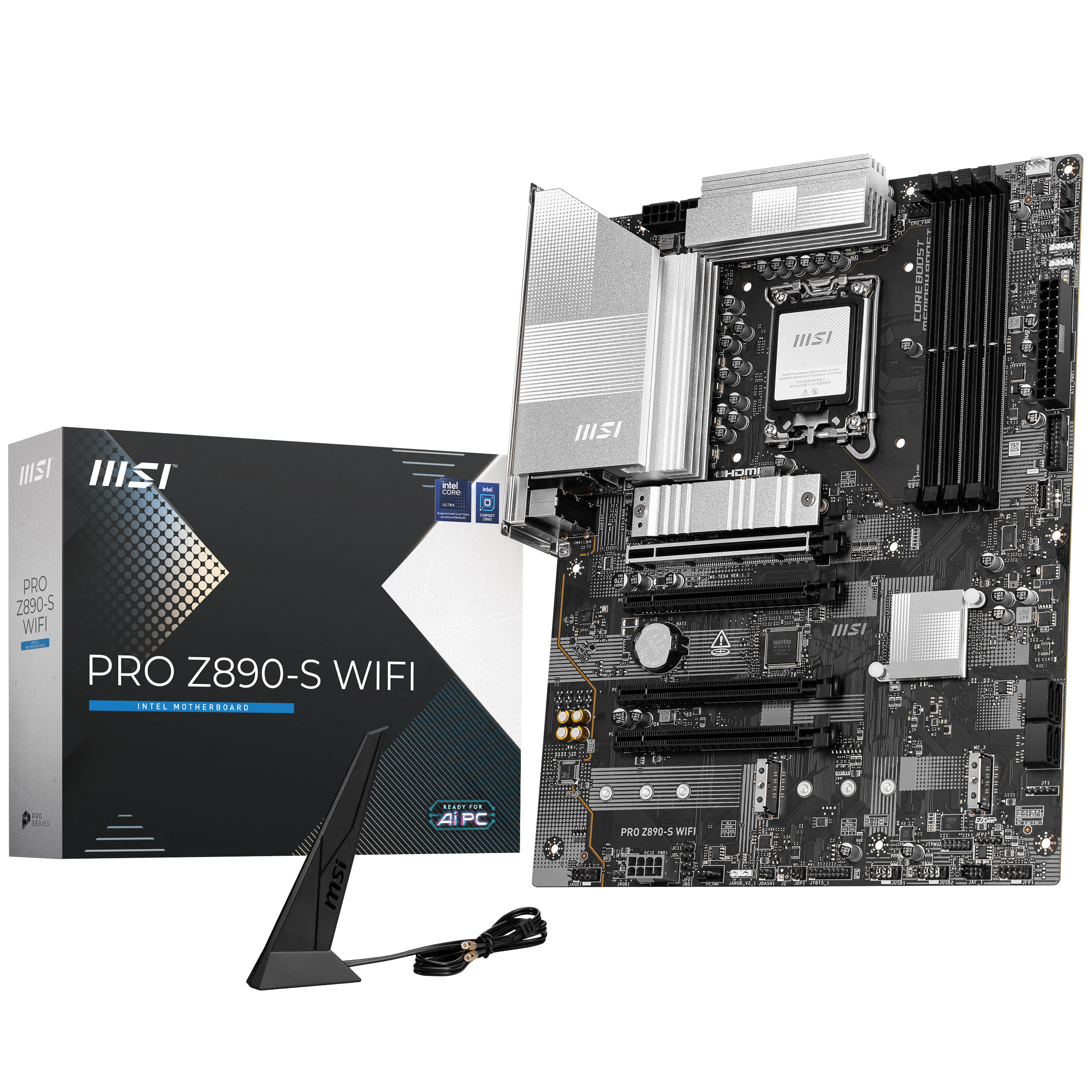 MSI PRO Z890-S WIFI (LGA 1851) DDR5 ATX Motherboard