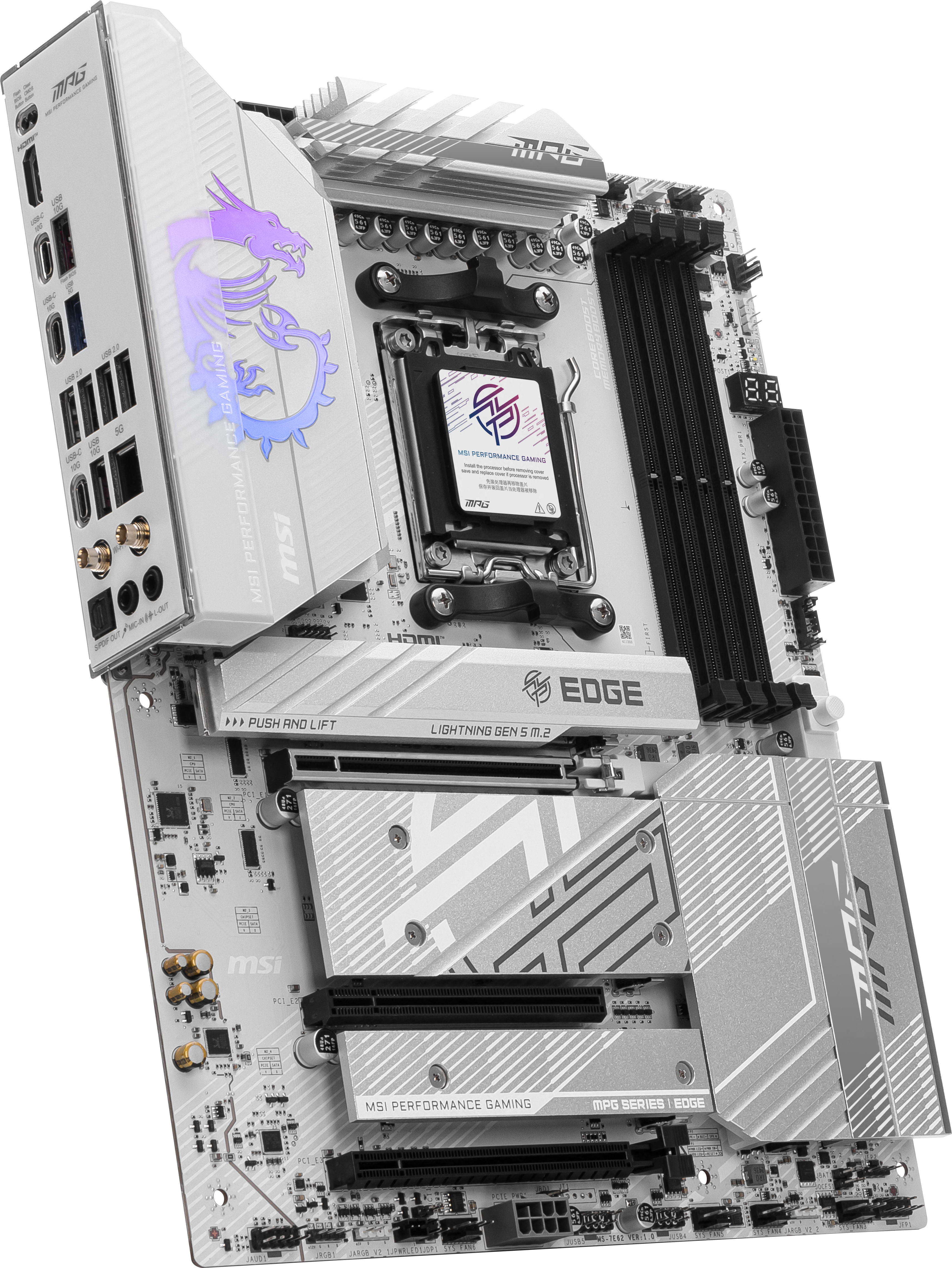 MSI - MSI MPG B850 EDGE TI WIFI (AMD AM5) B850 ATX Motherboard