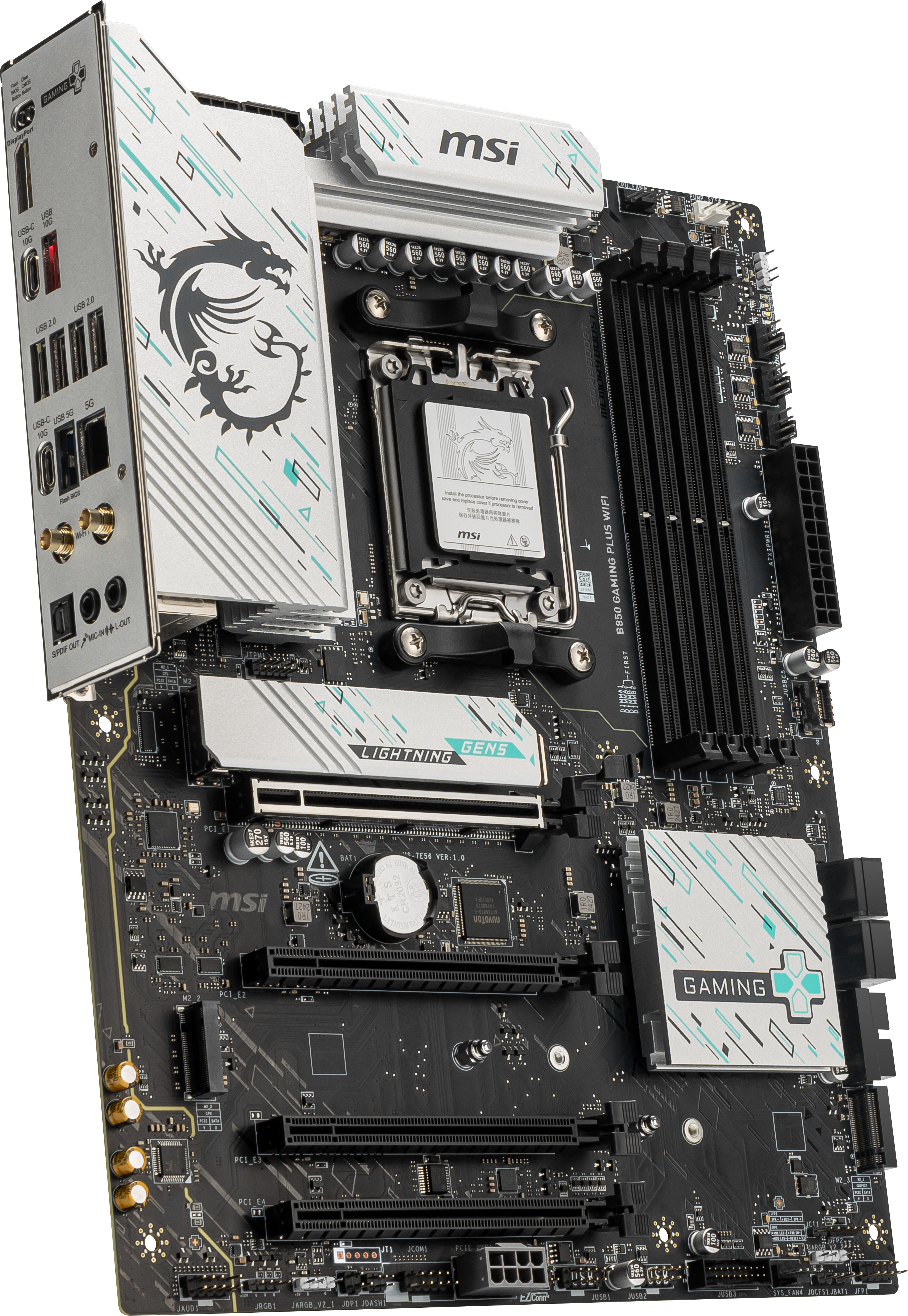 MSI - MSI B850 GAMING PLUS WIFI (AMD AM5) B850 ATX Motherboard