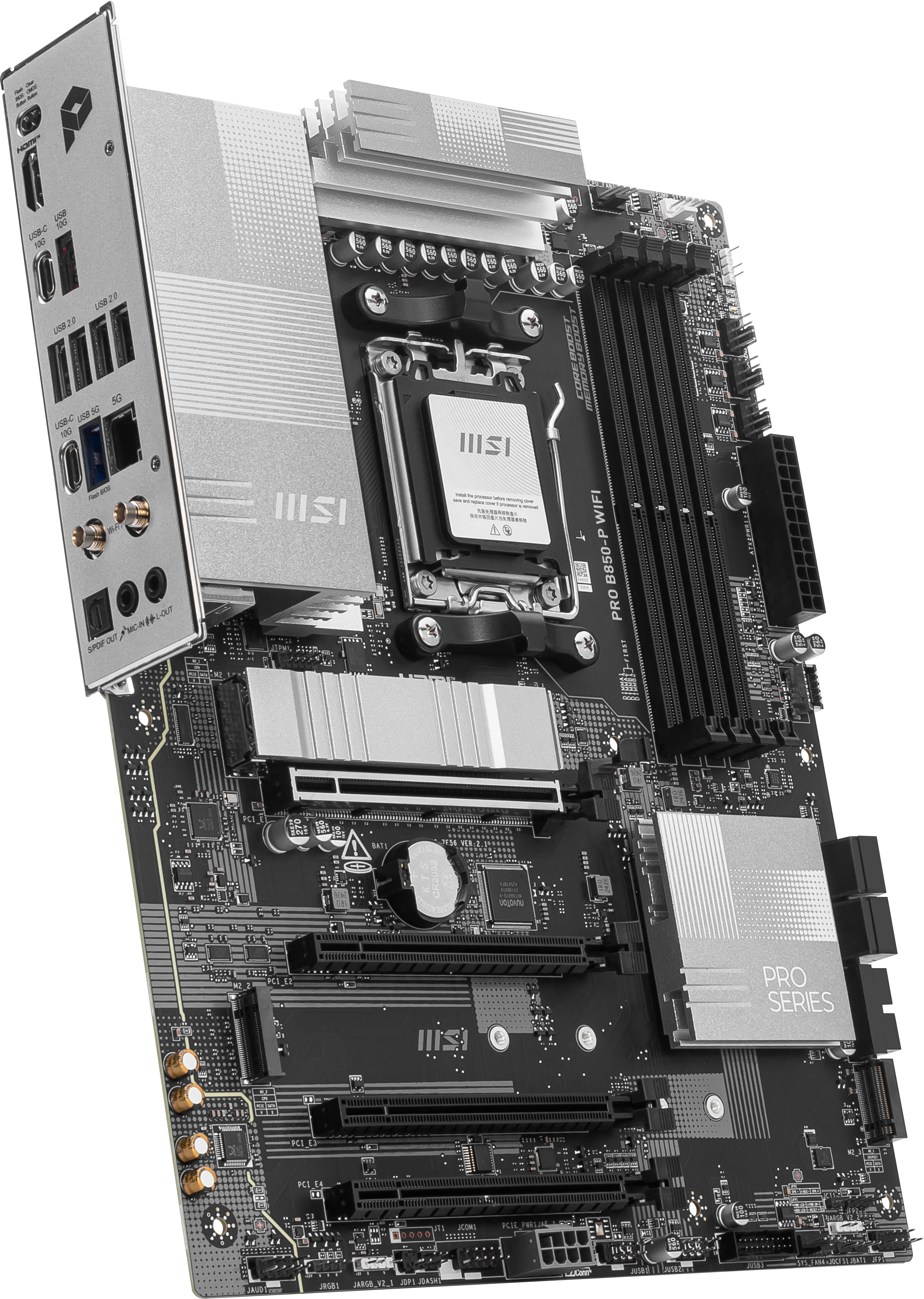 MSI - MSI PRO B850-P WIFI (AMD AM5) B850 ATX Motherboard