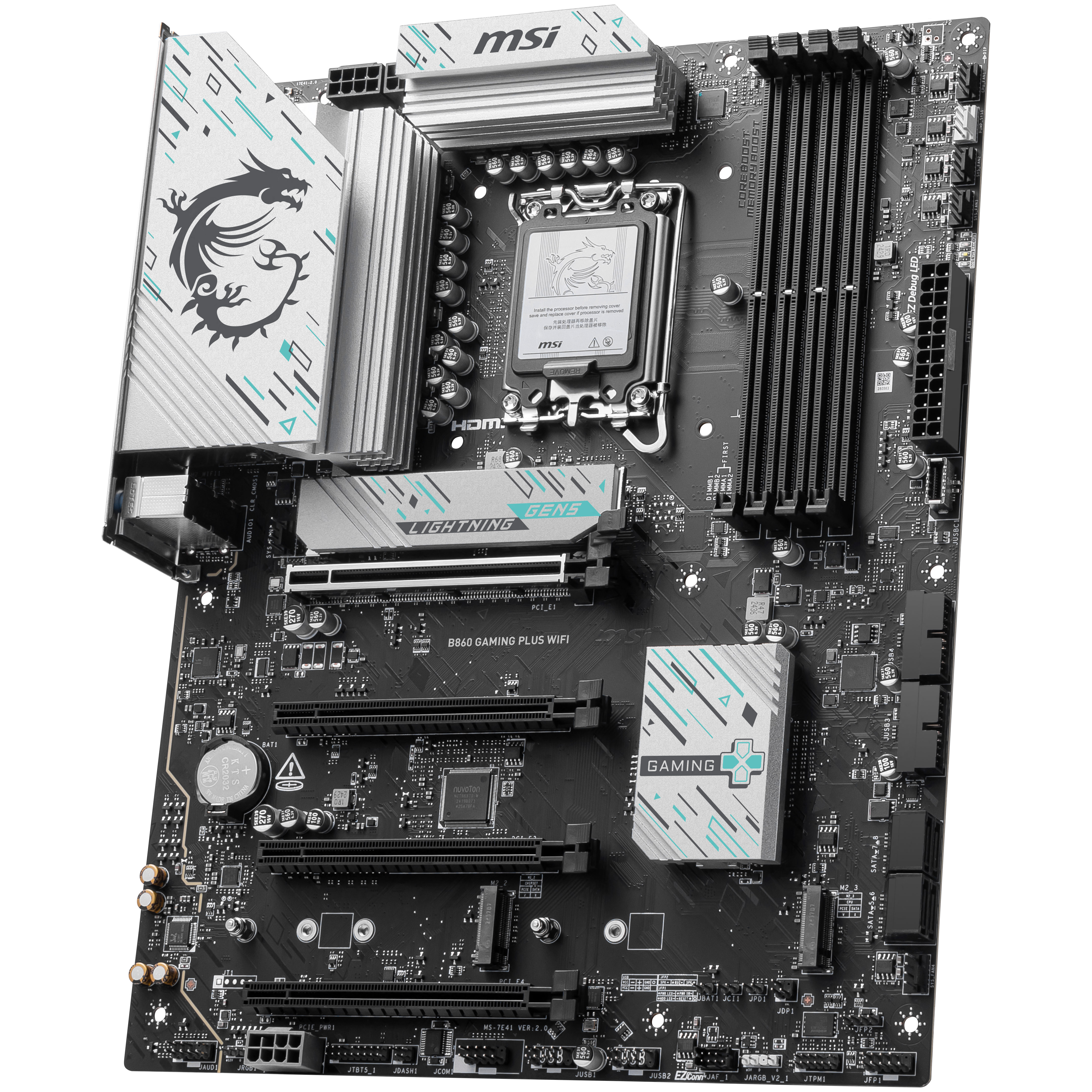 MSI - MSI B860 Gaming Plus WIFI (LGA 1851) DDR5 ATX Motherboard