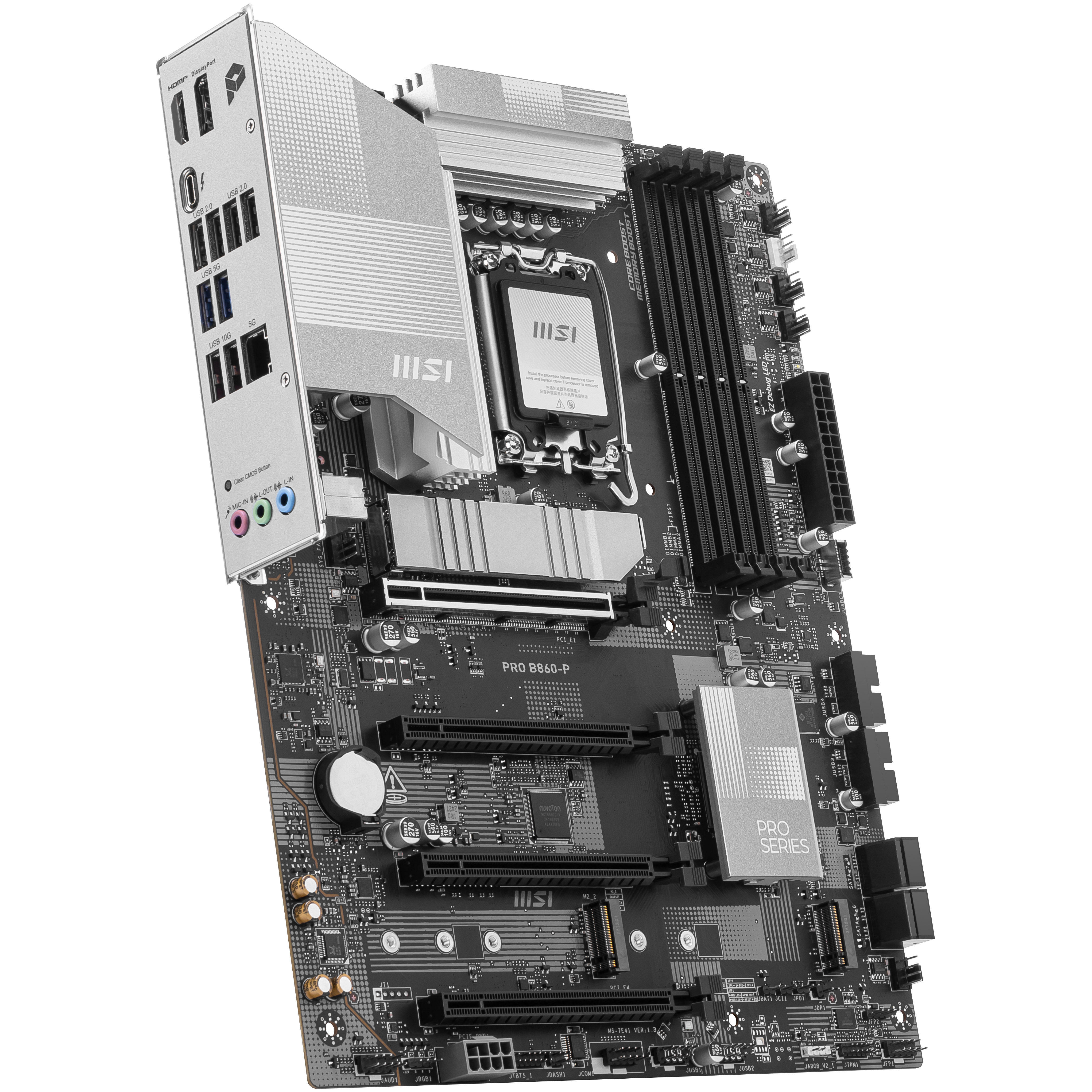 MSI - MSI PRO B860-P (LGA 1851) DDR5 ATX Motherboard