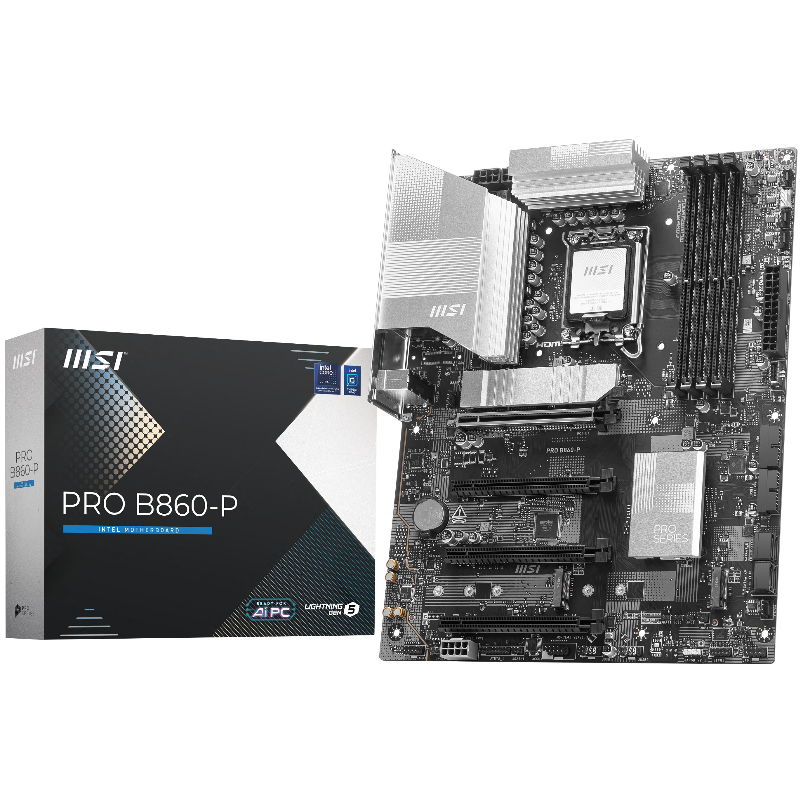 MSI PRO B860-P (LGA 1851) DDR5 ATX Motherboard