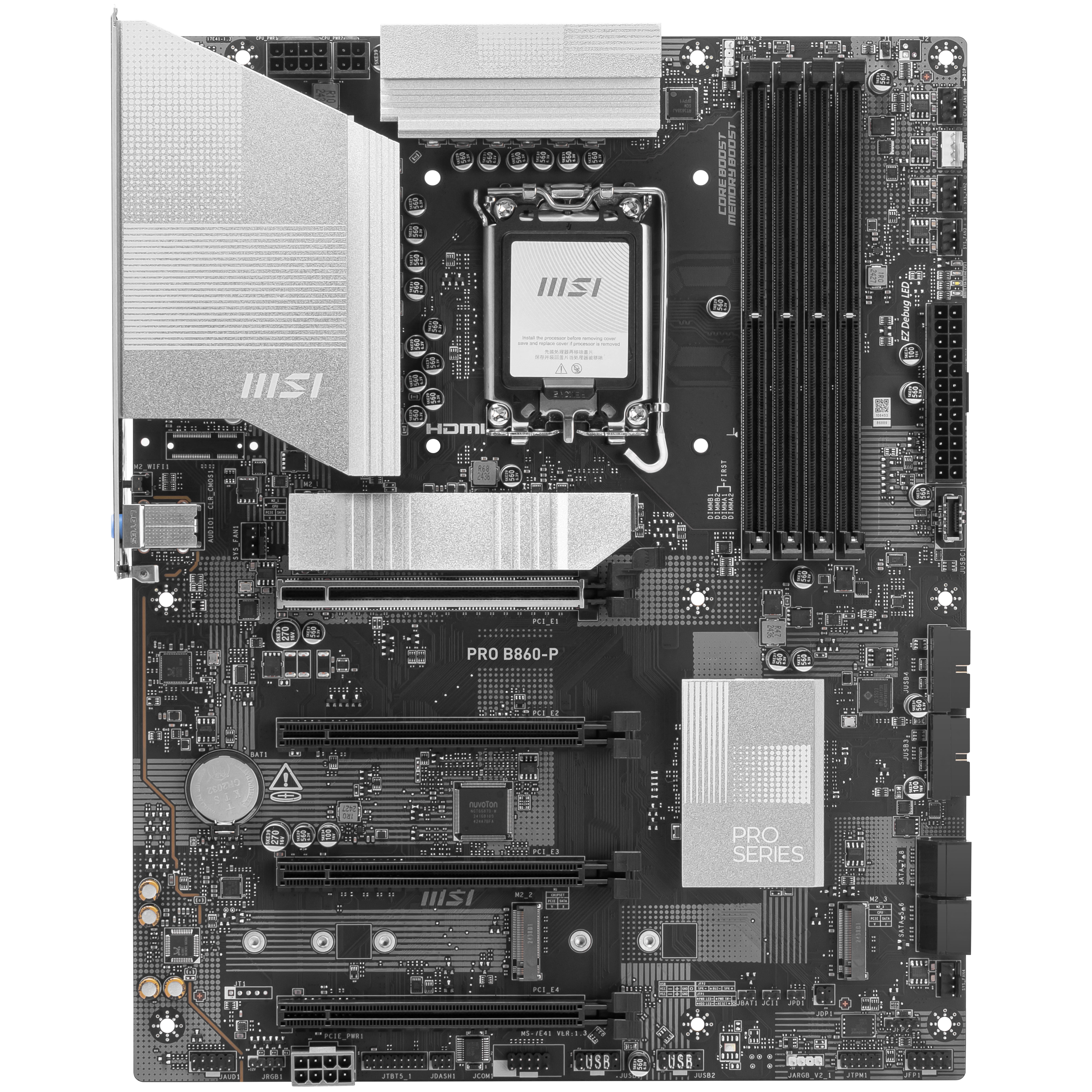 MSI - MSI PRO B860-P (LGA 1851) DDR5 ATX Motherboard