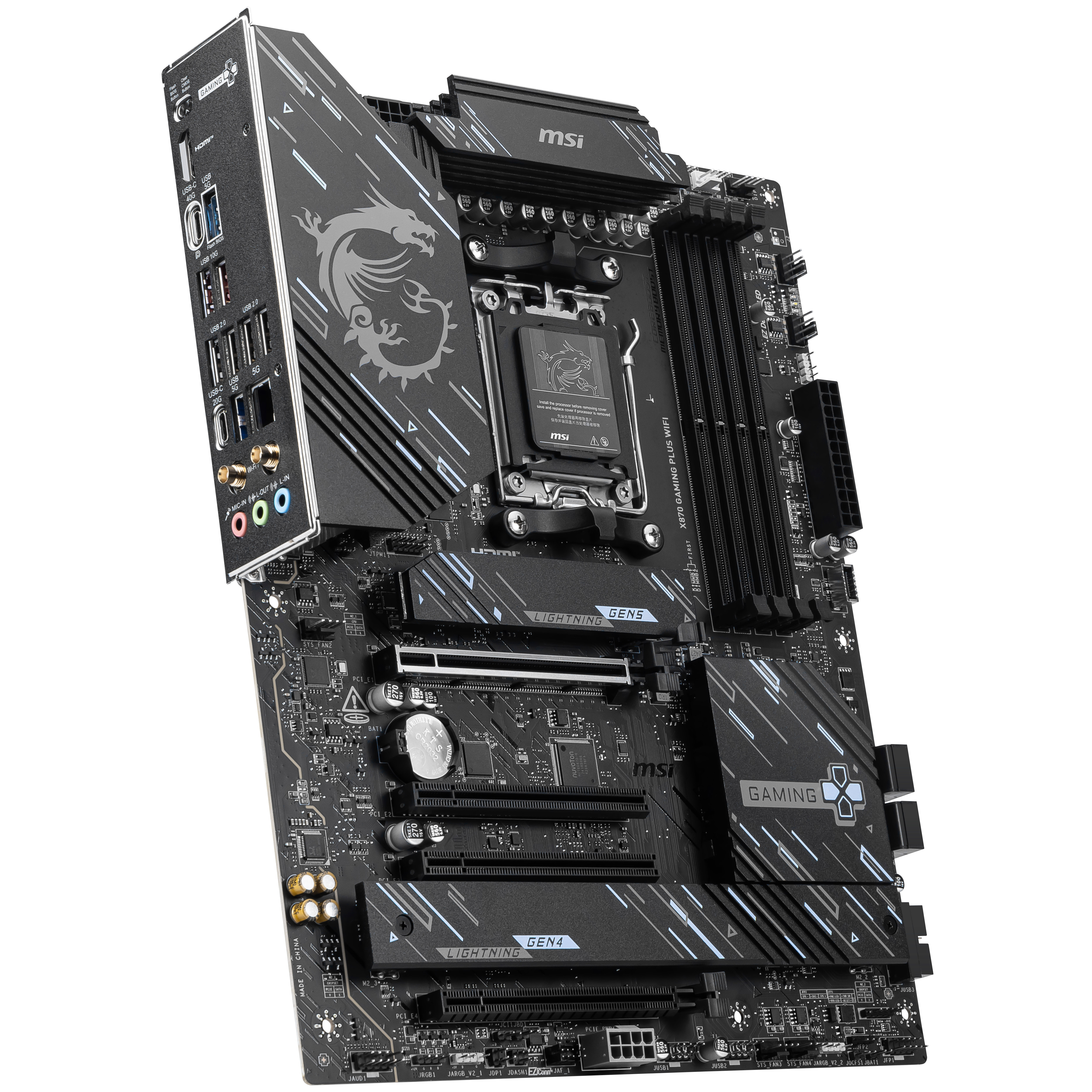 MSI - MSI X870 Gaming Plus WIFI (Socket AM5) DDR5 ATX Motherboard