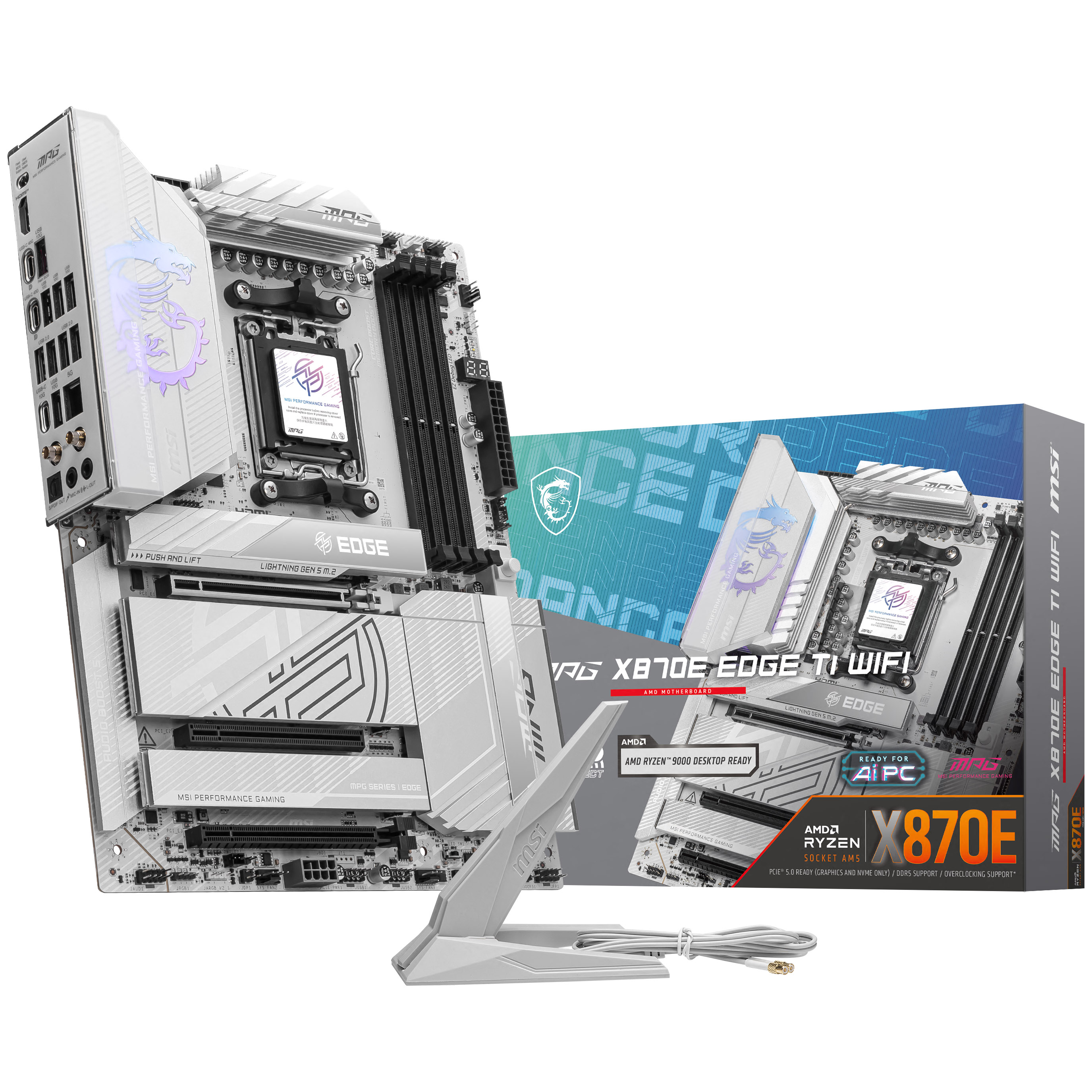 MSI MPG X870E Edge TI WIFI (Socket AM5) DDR5 ATX Motherboard