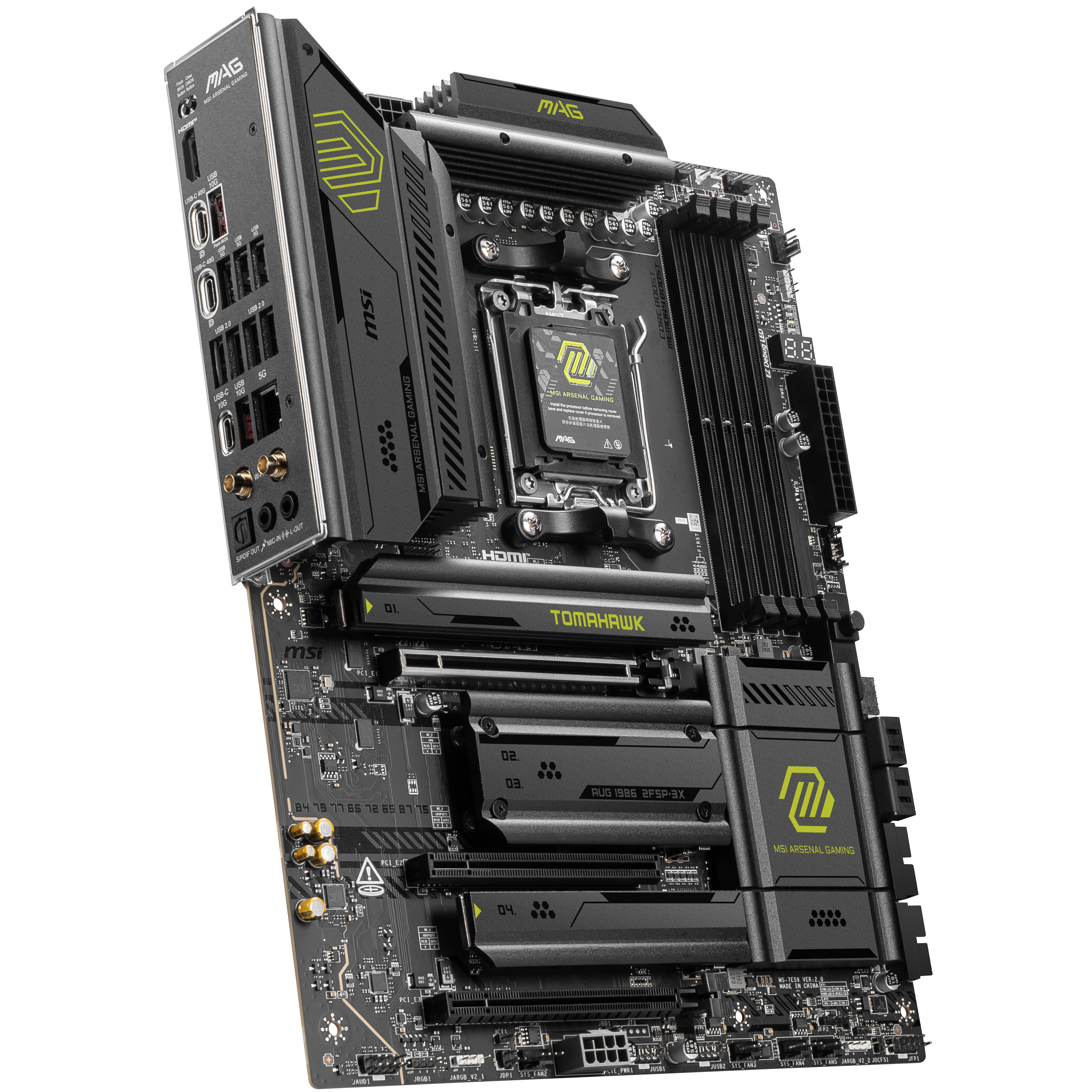 MSI - MSI MAG X870E Tomahawk WIFI (Socket AM5) DDR5 ATX Motherboard