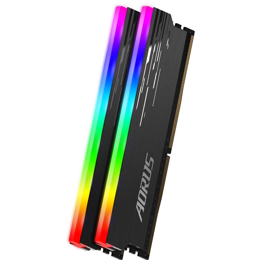 Gigabyte - Gigabyte Aorus RGB 16GB (2x8GB) DDR4 PC4-29800C18 3733MHz Dual/Quad Channel Kit
