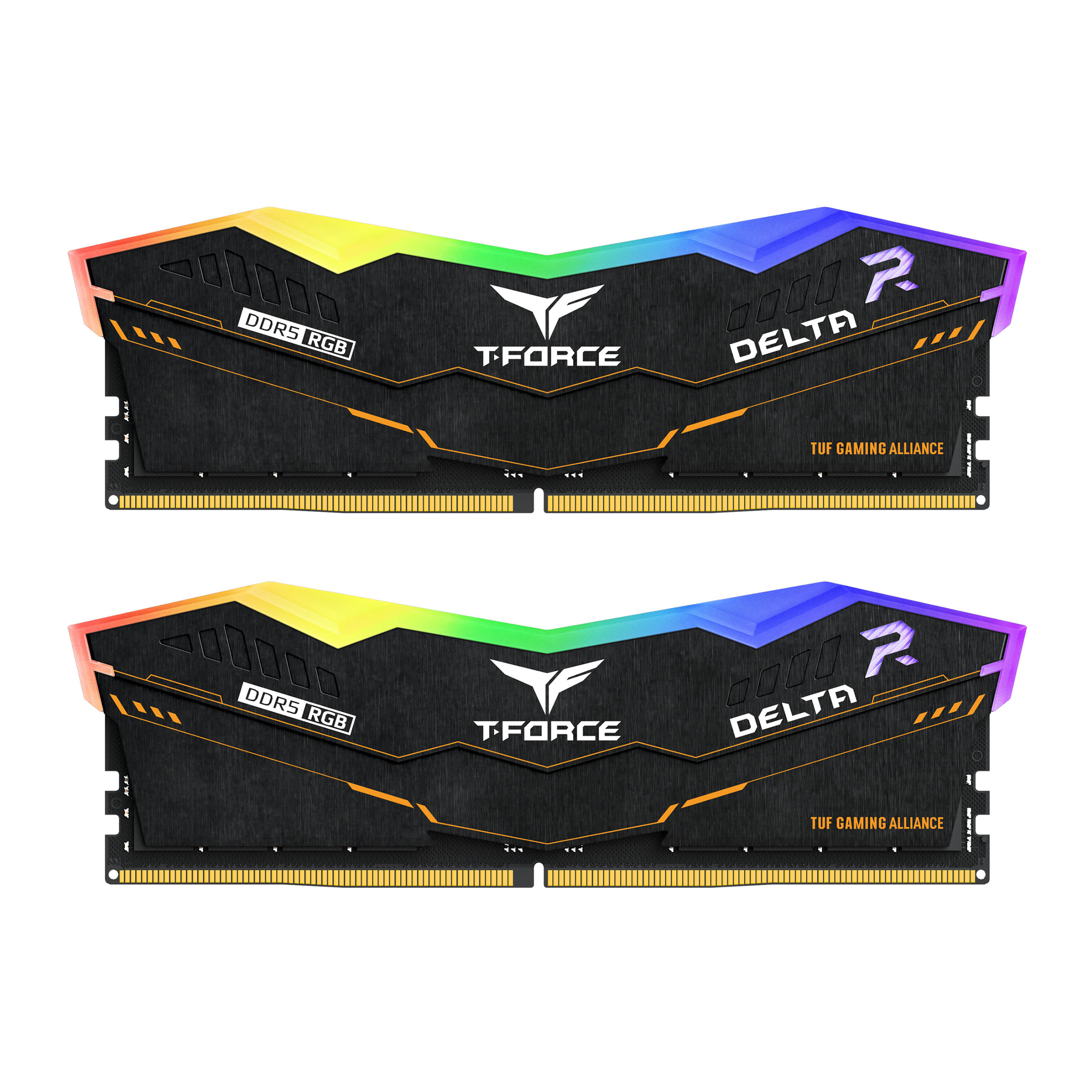 TeamGroup T-Force Delta TUF RGB 32GB (2X16GB) DDR5 PC5-41600C40 5200MHz Dual Channel Kit
