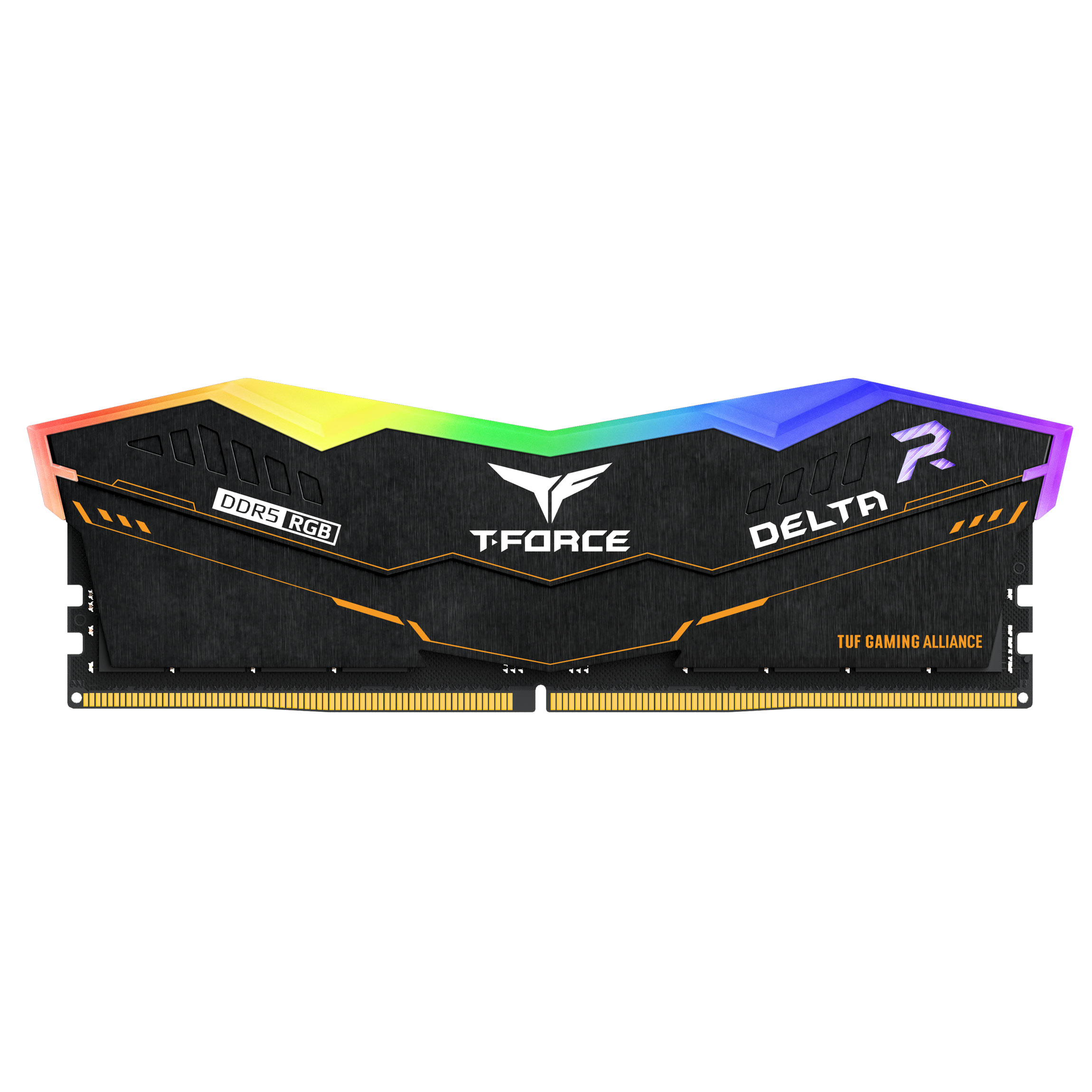 Team Group - TeamGroup T-Force Delta TUF RGB 32GB (2X16GB) DDR5 PC5-41600C40 5200MHz Dual Channel Kit