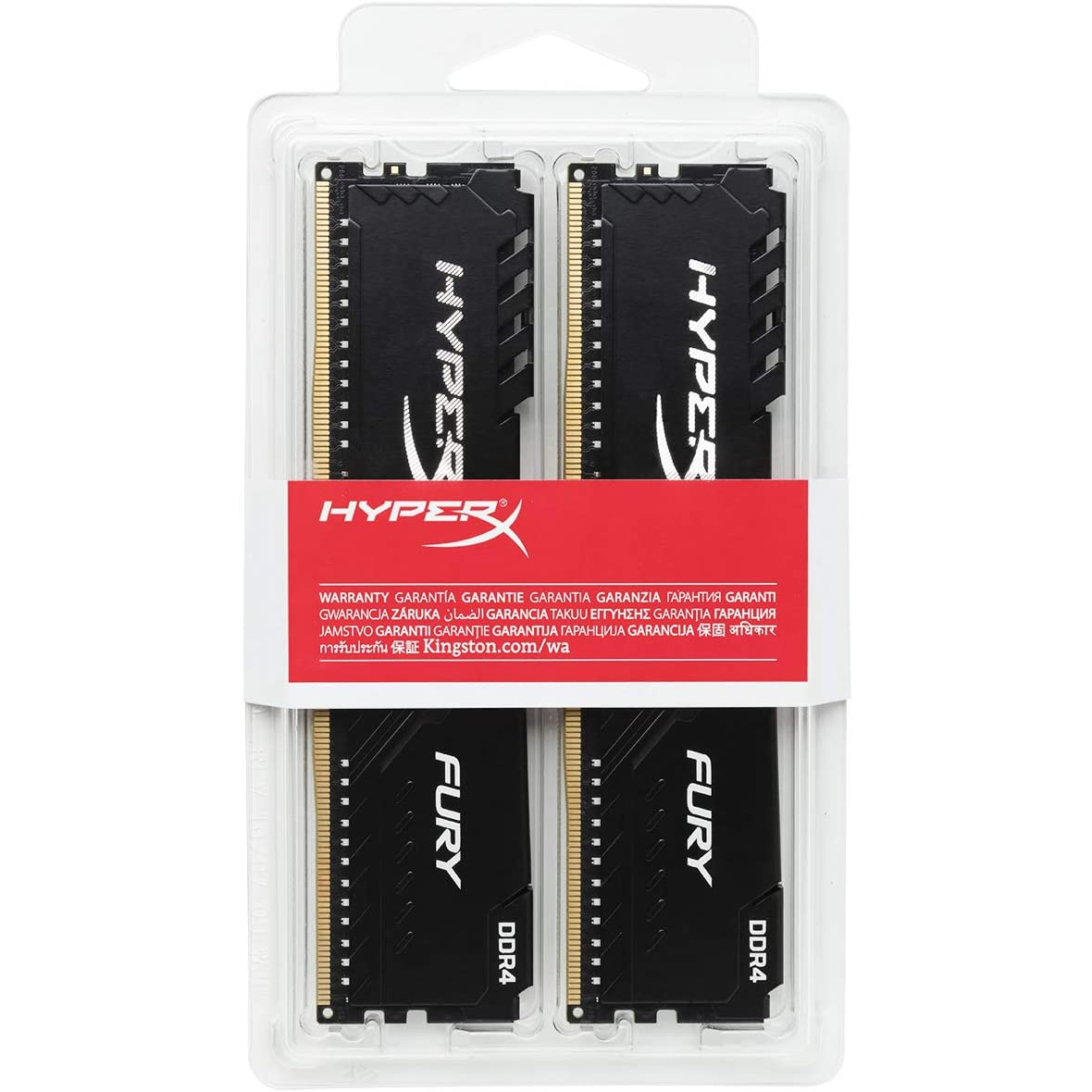 Kingston - Kingston Fury Beast 16GB (2x8GB) DDR4 PC4-28800C17 3600MHz Dual Channel Kit