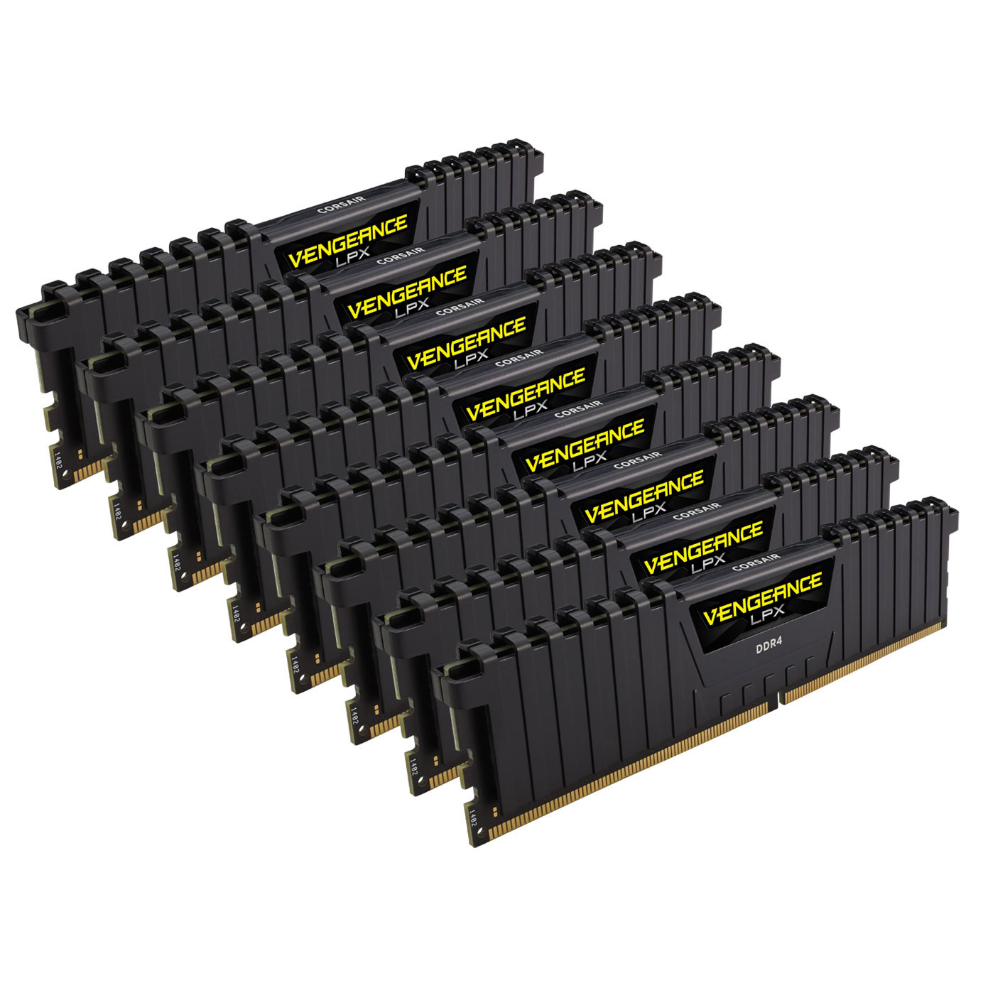 Corsair Vengeance LPX 256GB (8x32GB) DDR4 PC4-25600C16 3200MHz Quad Channel Kit (Black)