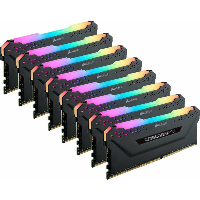 Corsair Vengeance PRO RGB 256GB (8x32GB) DDR4 PC4-25600C16 3200MHz Quad Channel Kit (Black)