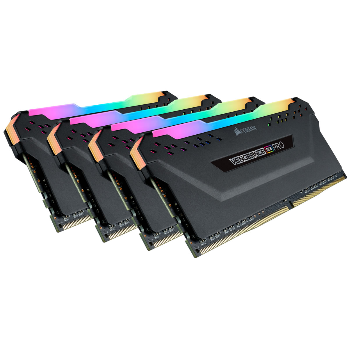 Corsair Vengeance RGB Pro 128GB (4x32GB) DDR4 PC4-25600C16 3200MHz Quad Channel Kit (CMW128GX4M4E3200C16)