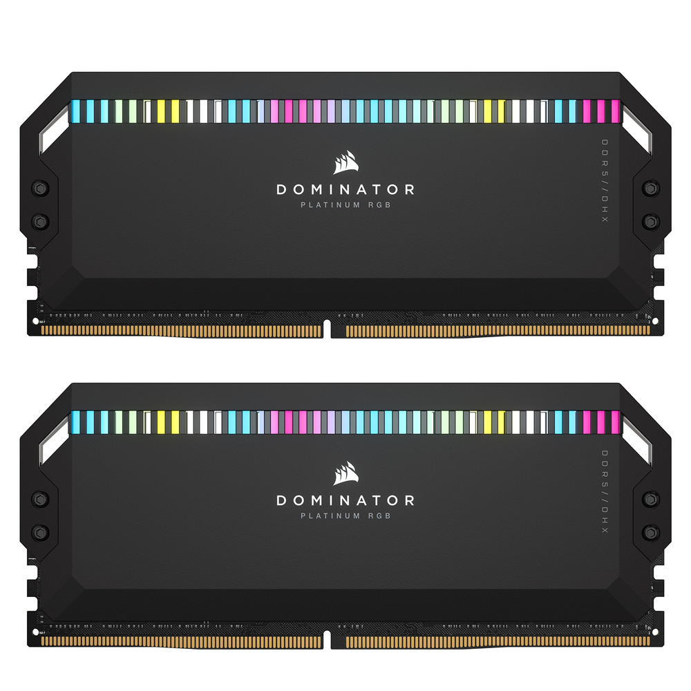 Corsair Dominator Platinum RGB 32GB (2X16GB) DDR5 PC5-44800C36 5600MHz Dual Channel Kit - Black (CMT32GX5M2B5600C36)