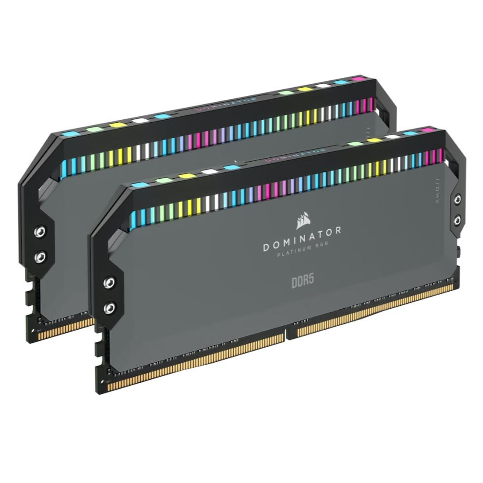 Corsair Dominator Platinum RGB EXPO 32GB (2X16GB) DDR5 PC5-48000C30 6000MHz Dual Channel Kit - Black (CMT32GX5M2B6000Z30K)