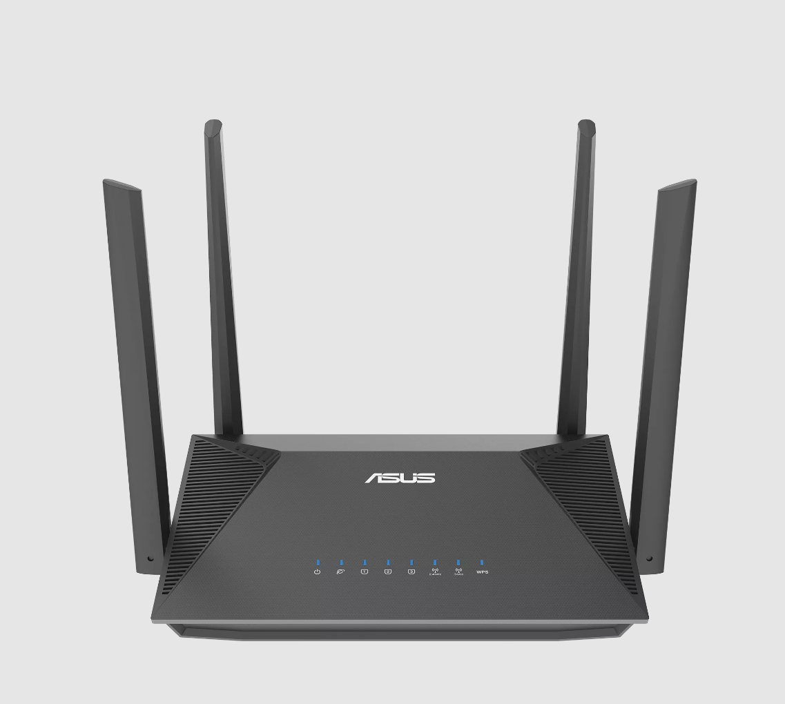 Asus - Asus ASUS RT-AX52 (AX1800) Dual Band WiFi 6 Extendable Router