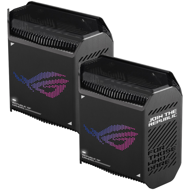 Asus - Asus ROG Rapture GT6 Tri-Band WiFi 6 Mesh WiFi System - 2 Pack Black