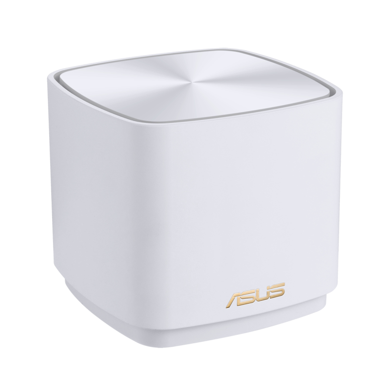 Asus - Asus Zenwifi XD4 Plus 1 Pack Whole-Home Dual-band Mesh WiFi 6 - White