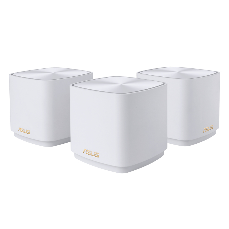 Asus Zenwifi XD4 Plus 3 Pack Whole-Home Dual-band Mesh WiFi 6 - White