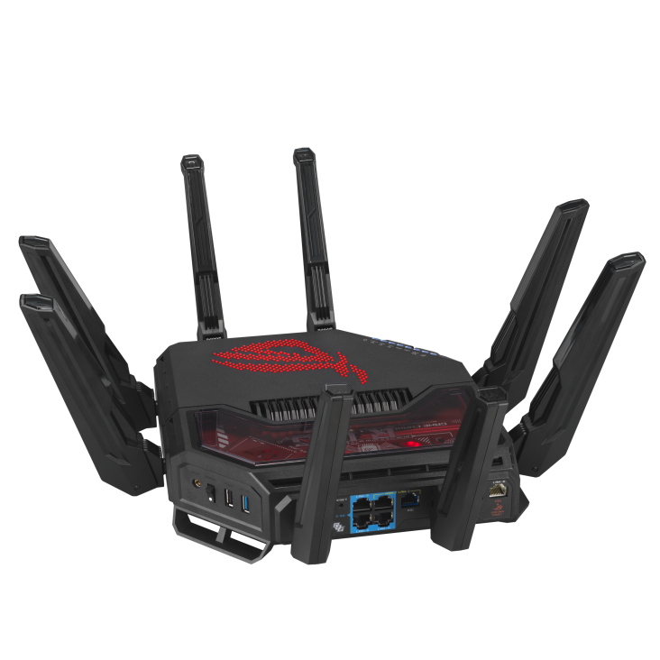 Asus - Asus ROG Rapture GT-BE19000 Wi-Fi 7 Gaming Router