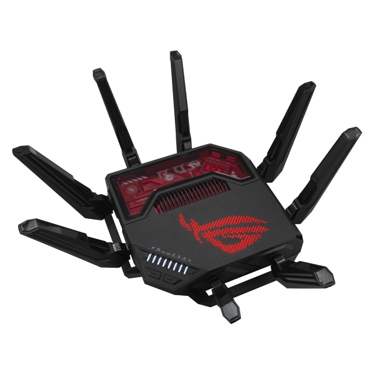 Asus - Asus ROG Rapture GT-BE19000 Wi-Fi 7 Gaming Router