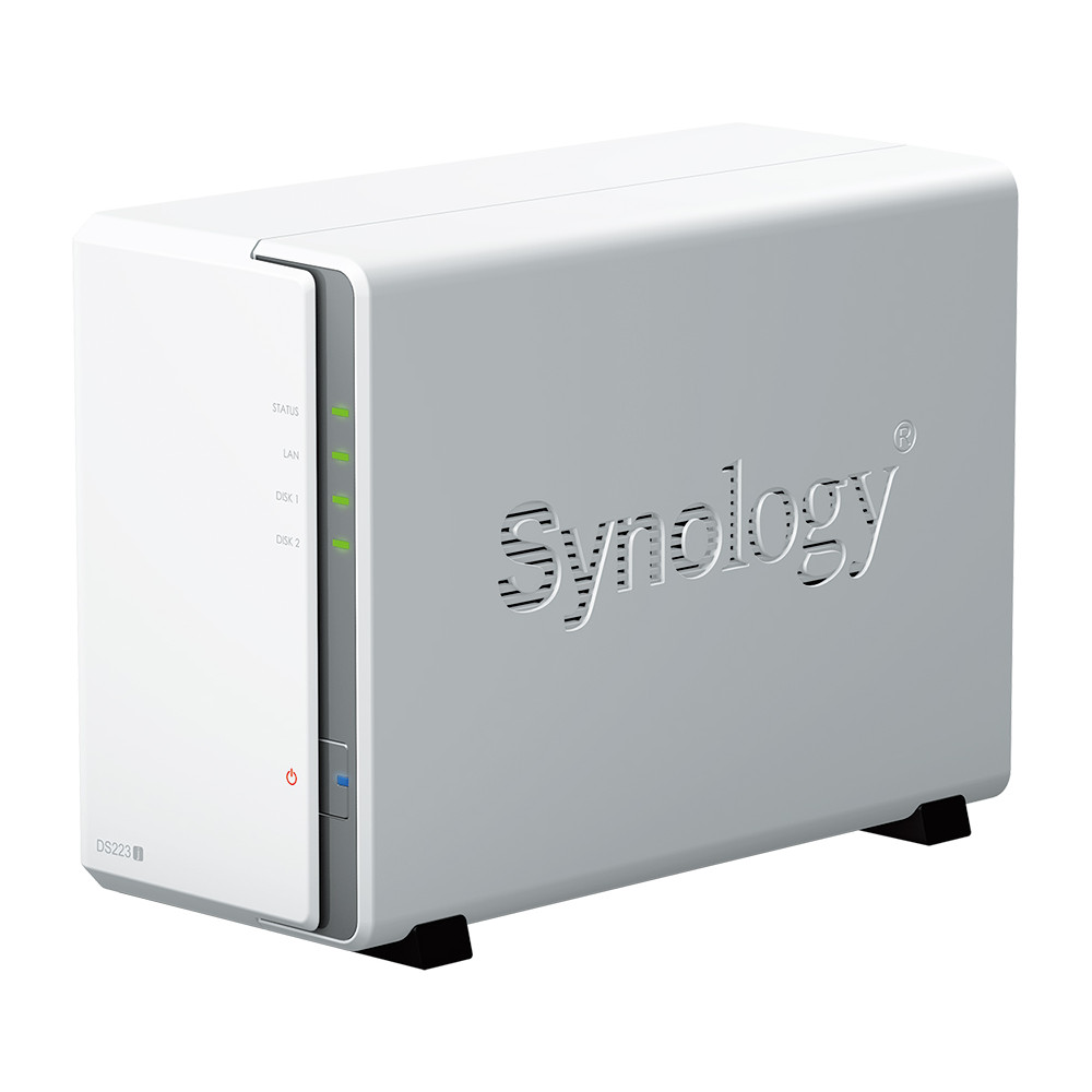 Synology - Synology DiskStation DS223j 2 Bay Home and Office NAS Enclosure