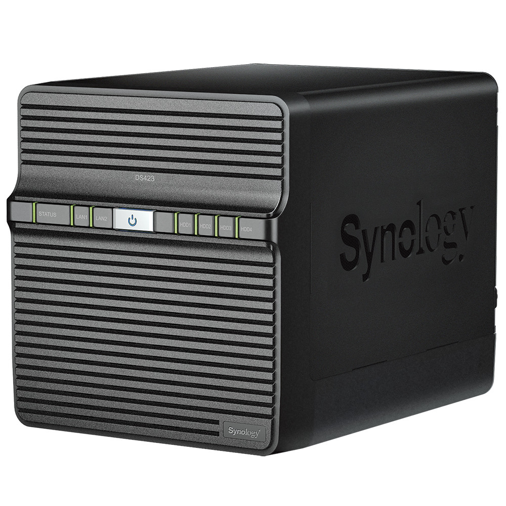 Synology - Synology Diskstation DS423 4 Bay Home and Office NAS Enclosure